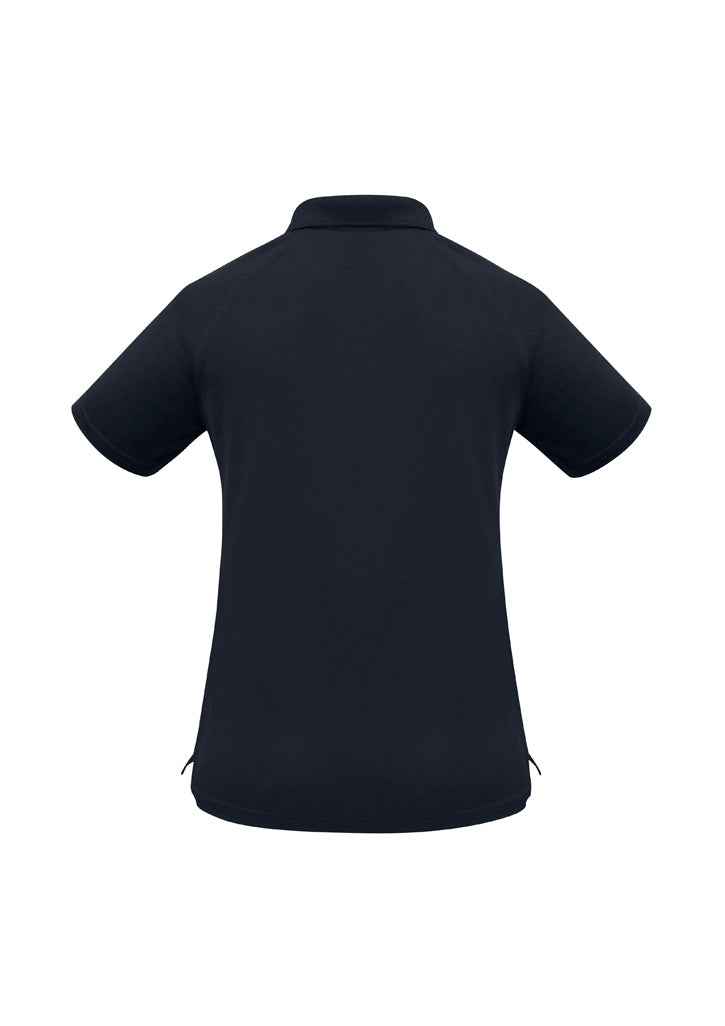 Sprint Womens Short Sleeve Polo - Navy - Back