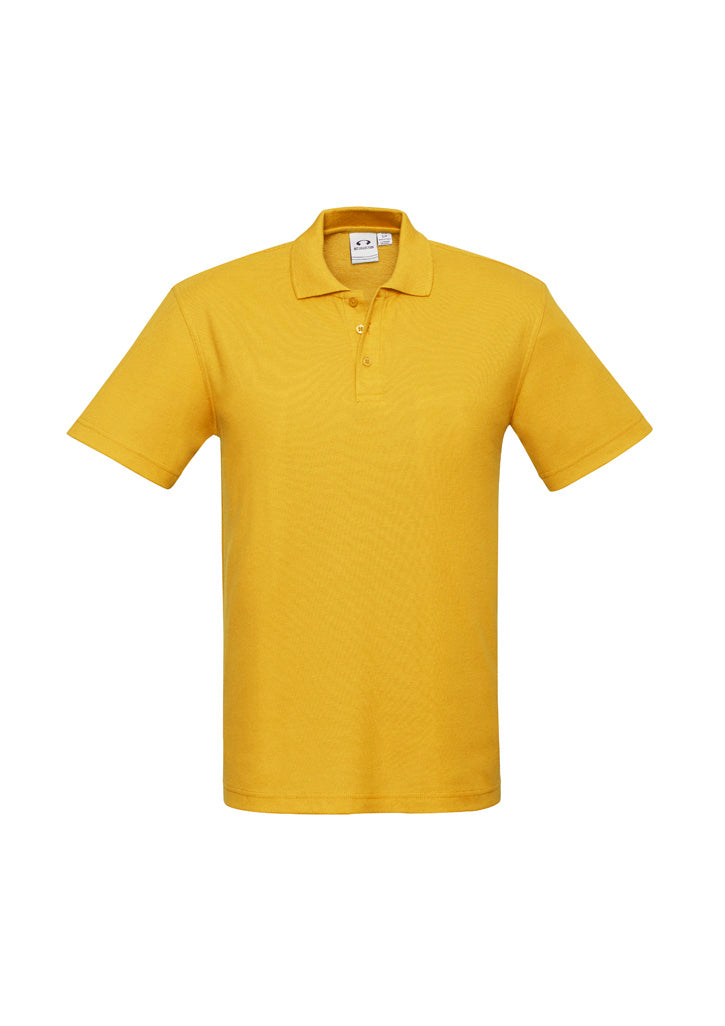 Crew Kids Short Sleeve Polo - Gold - Front
