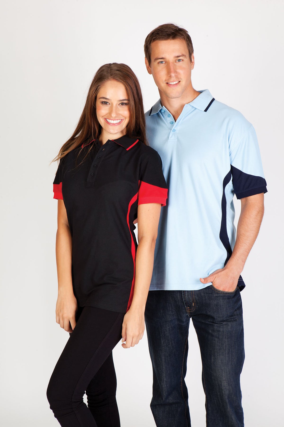 Women's Contrast Polycotton Polo - view