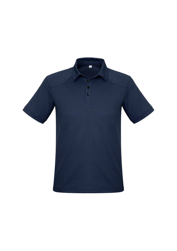 Profile Mens Short Sleeve Polo - Navy - Front