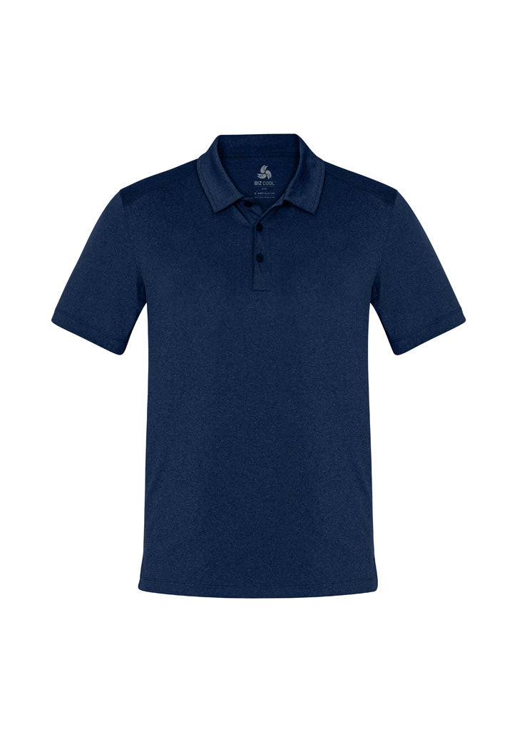 Aero Mens Short Sleeve Polo - Navy - Front