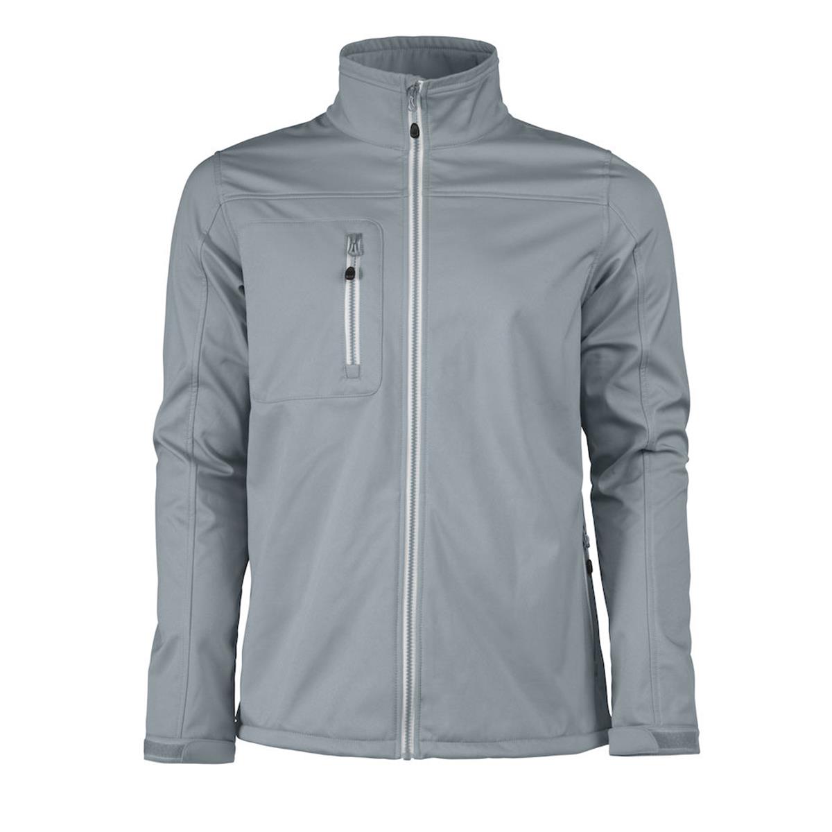 Vert Men's Softshell Jacket - Grey - Front