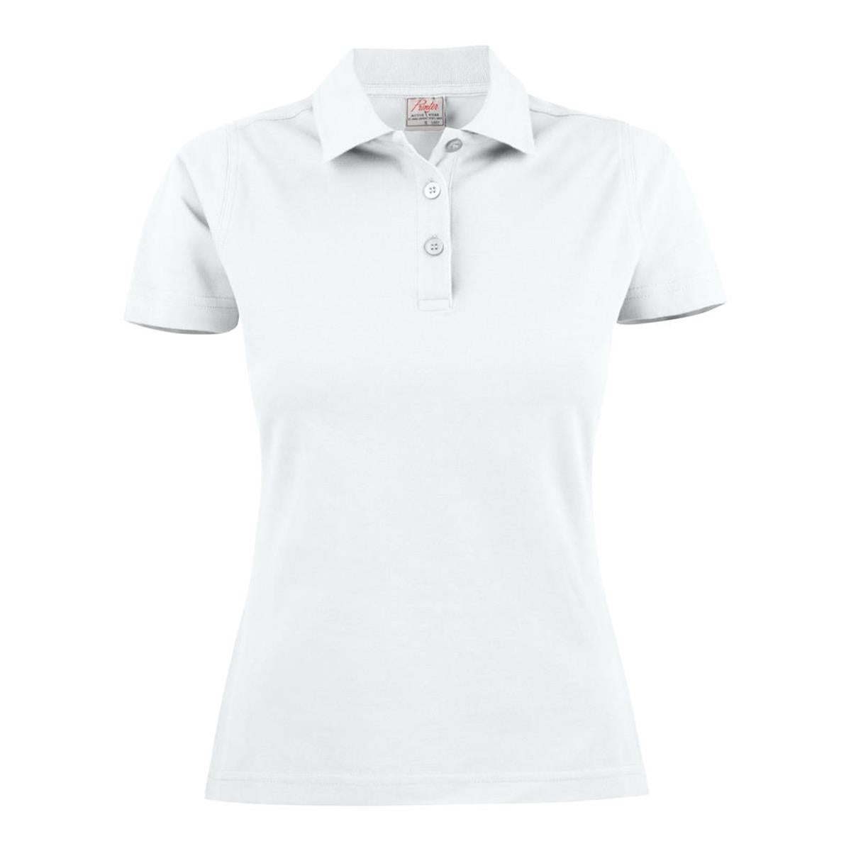 Surf Women's Cotton Polo - White - Front