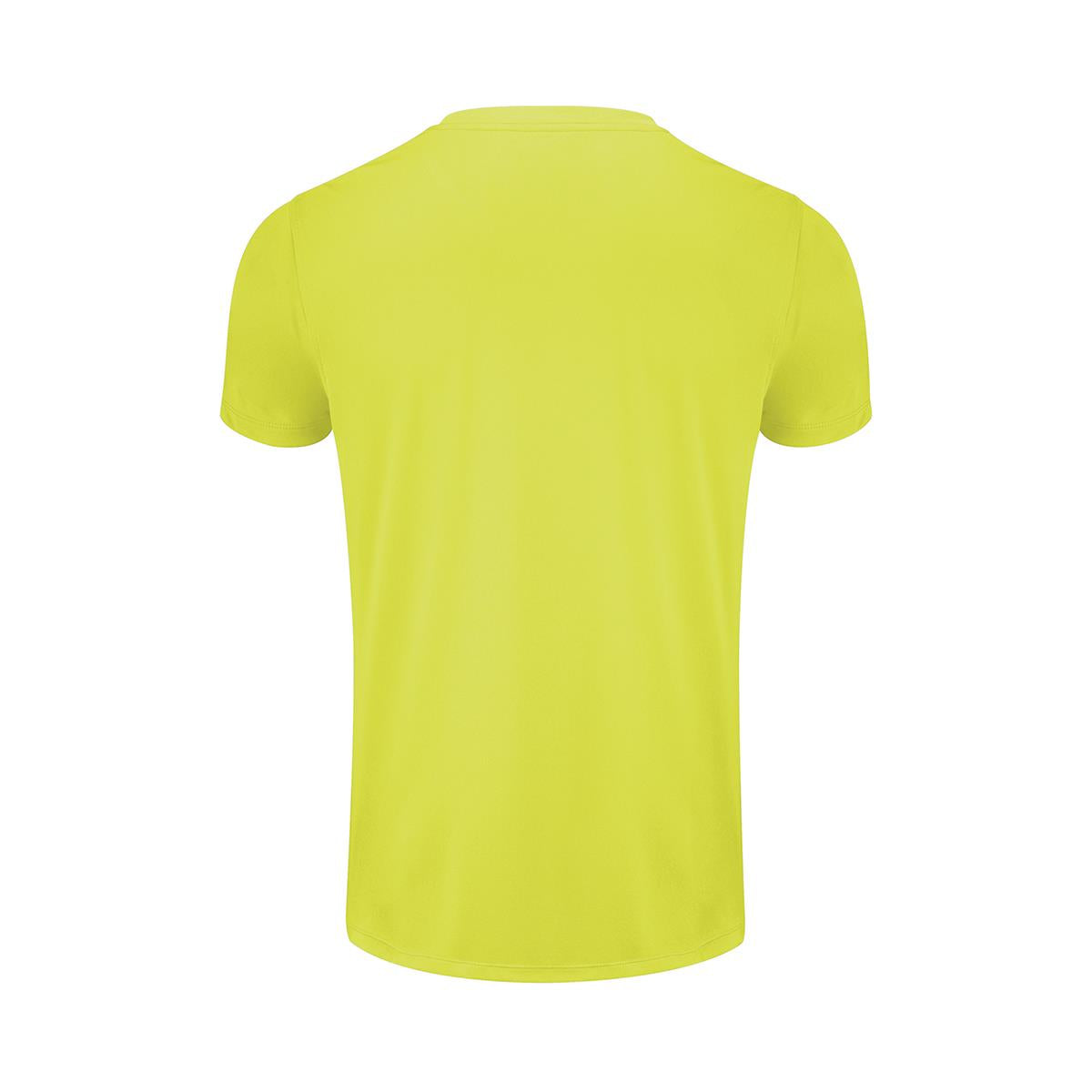 Men's Run Active Tee - Bright Yellow - Back