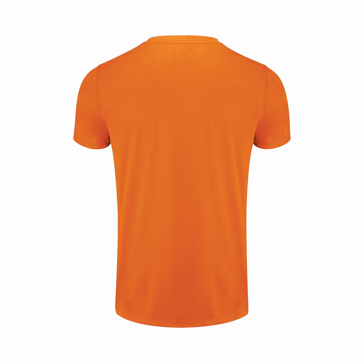 Men's Run Active Tee - Orange - Back