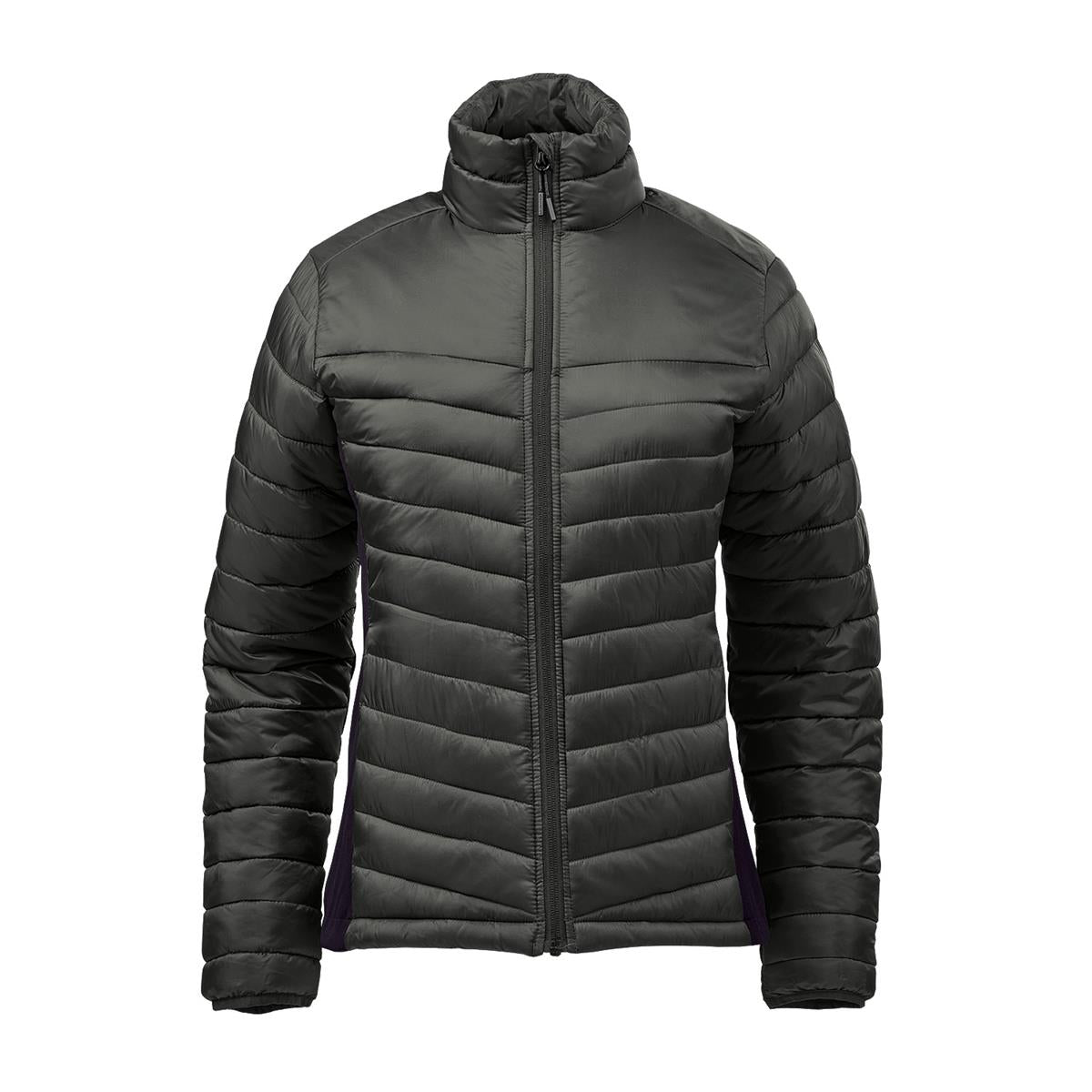 Women's Montserrat Thermal Jacket - Granite / Black - Front