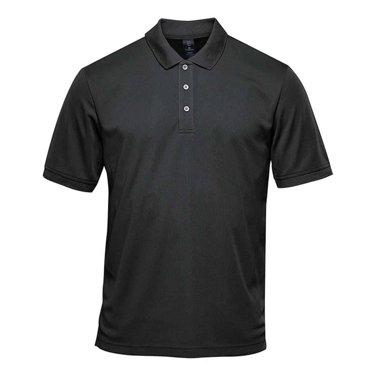 Men's Sirocco Sports Polo - Black - Front