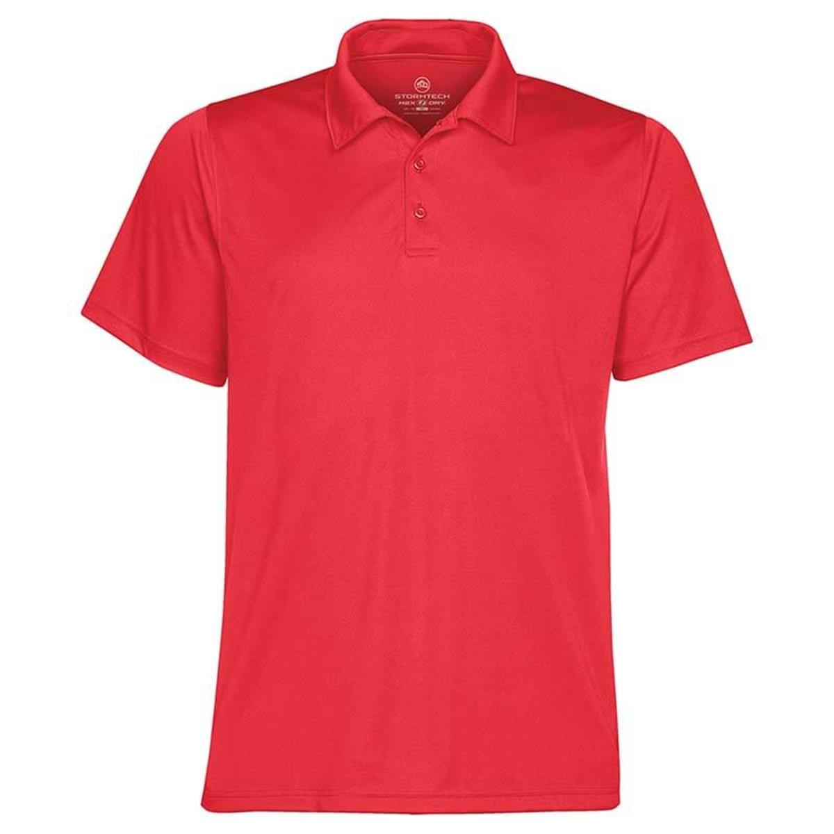 Men's Apollo H2X-Dry Polo - Scarlet Red - Front