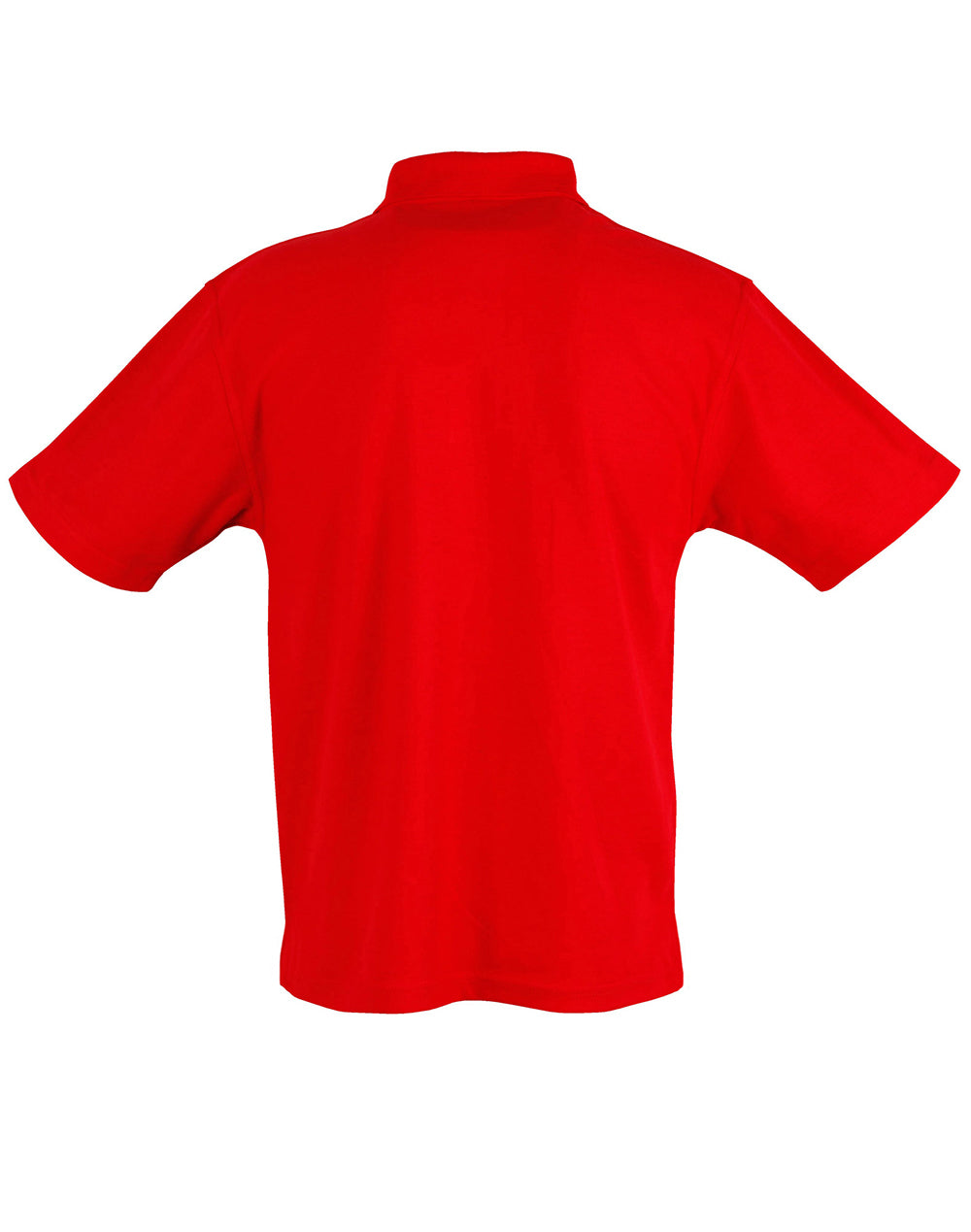 Traditional Polo Unisex - Red - Back
