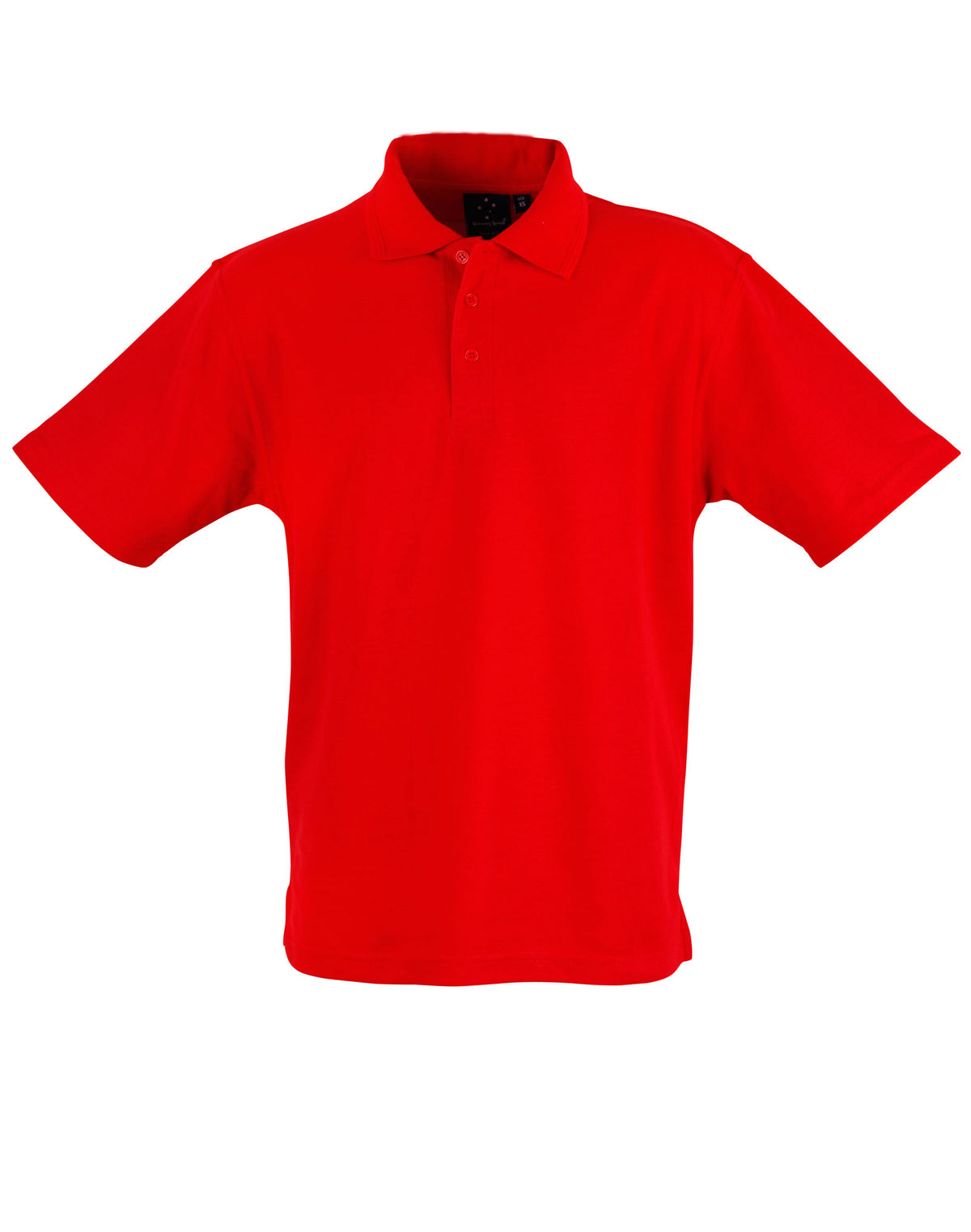 Traditional Polo Unisex - Red - Front