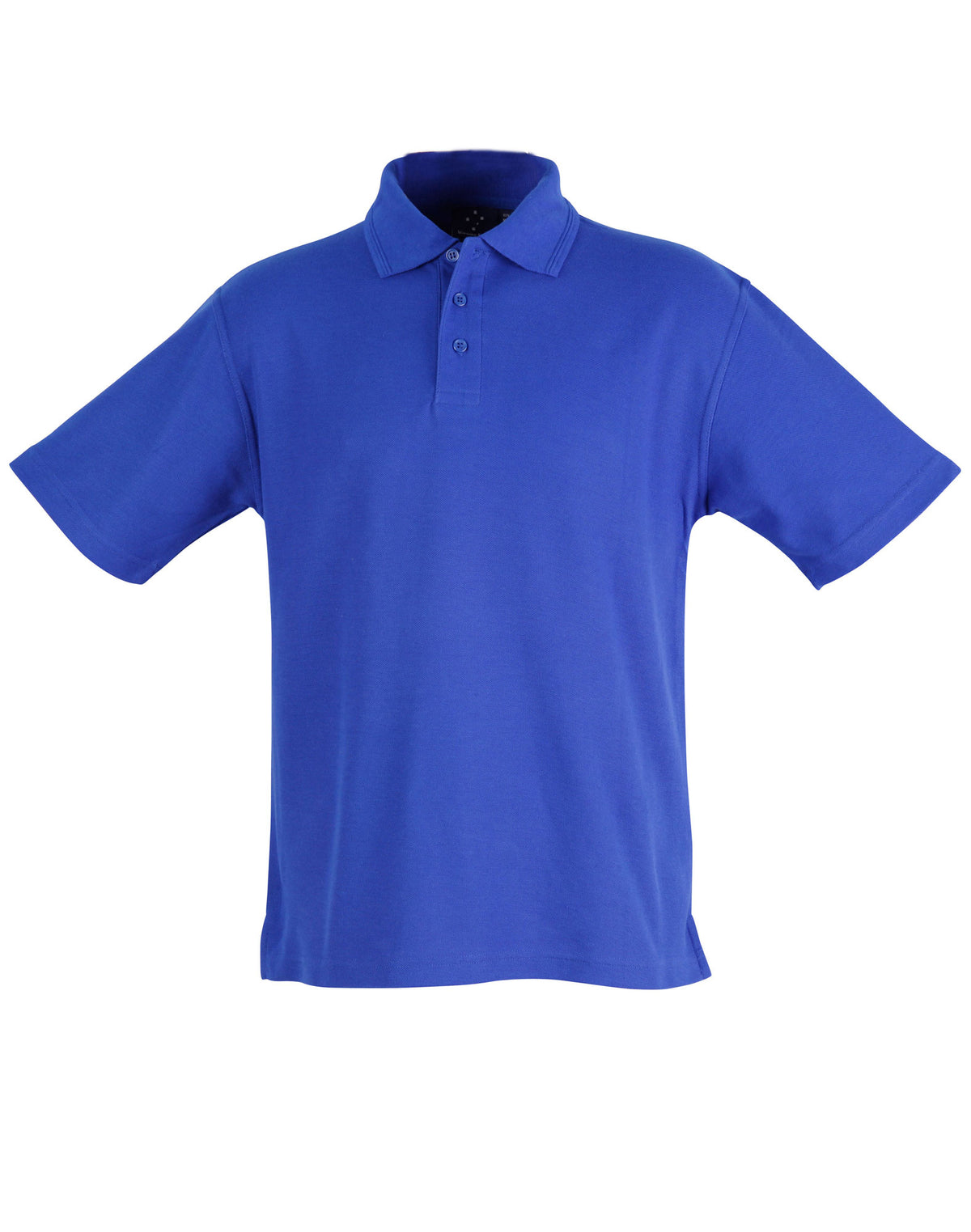 Traditional Polo Unisex - Royal - Front