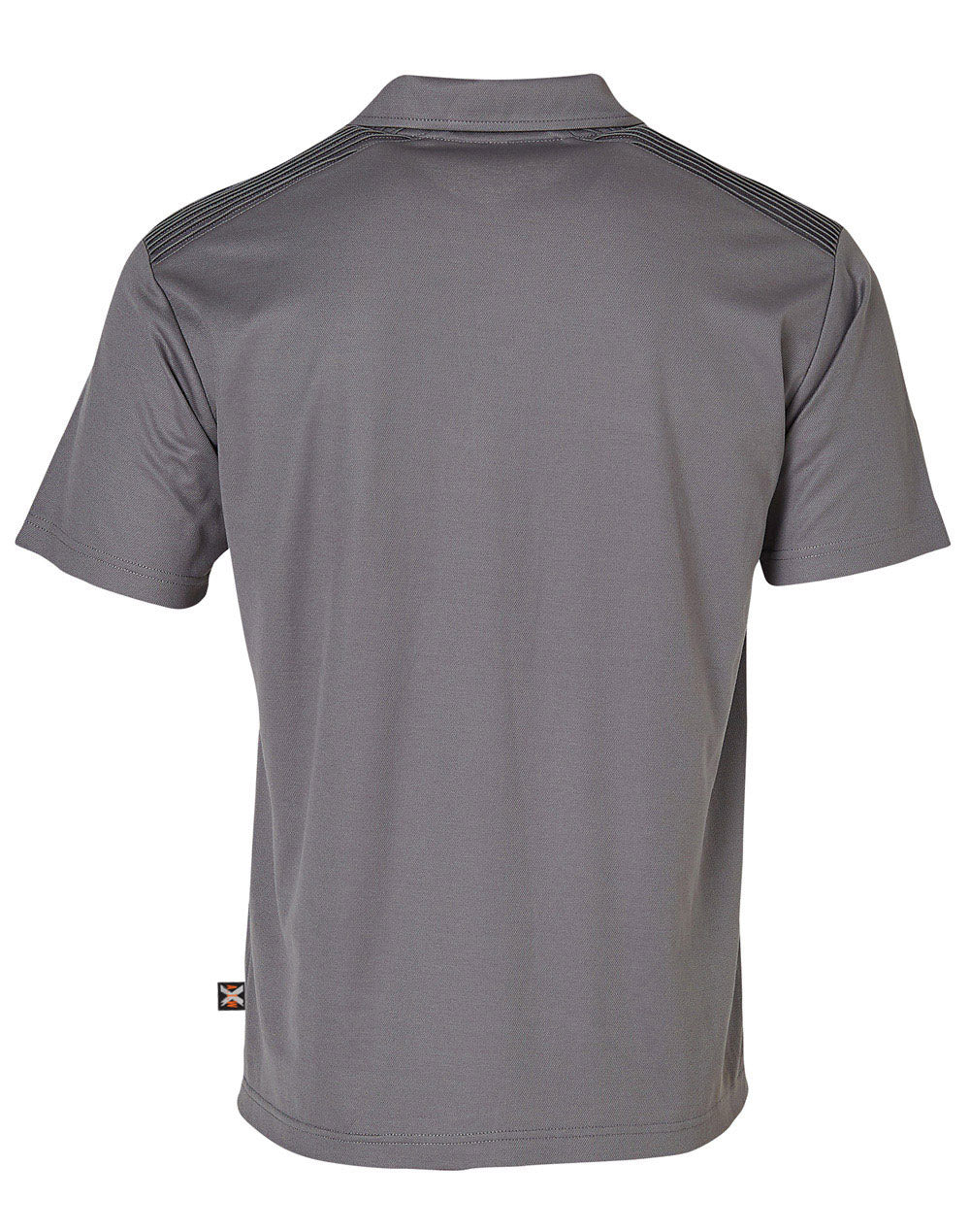 Unisex Short Sleeve TrueDry® Polo - Steel Grey - Back