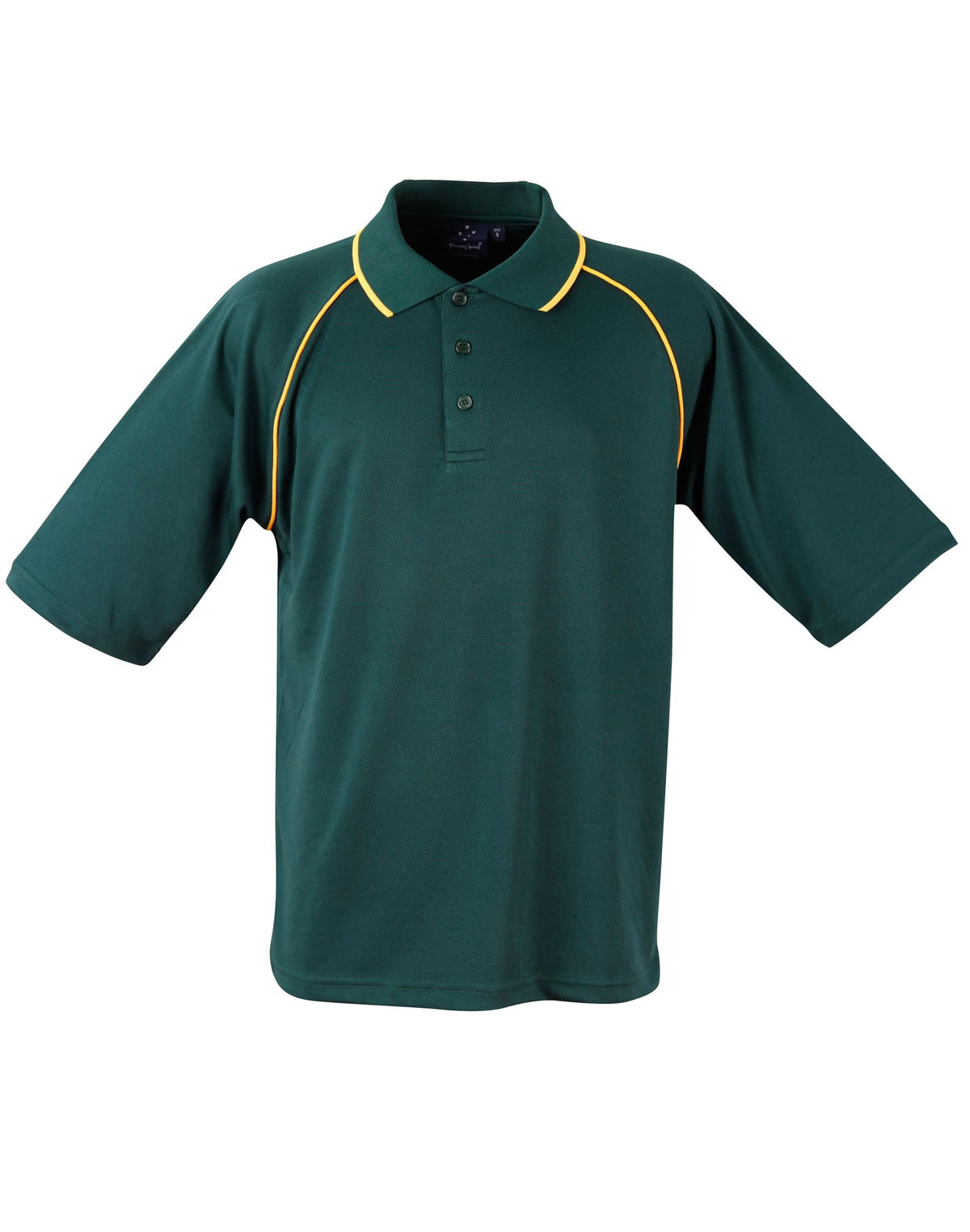Champion Polo Men's - Bottle/Gold - Front