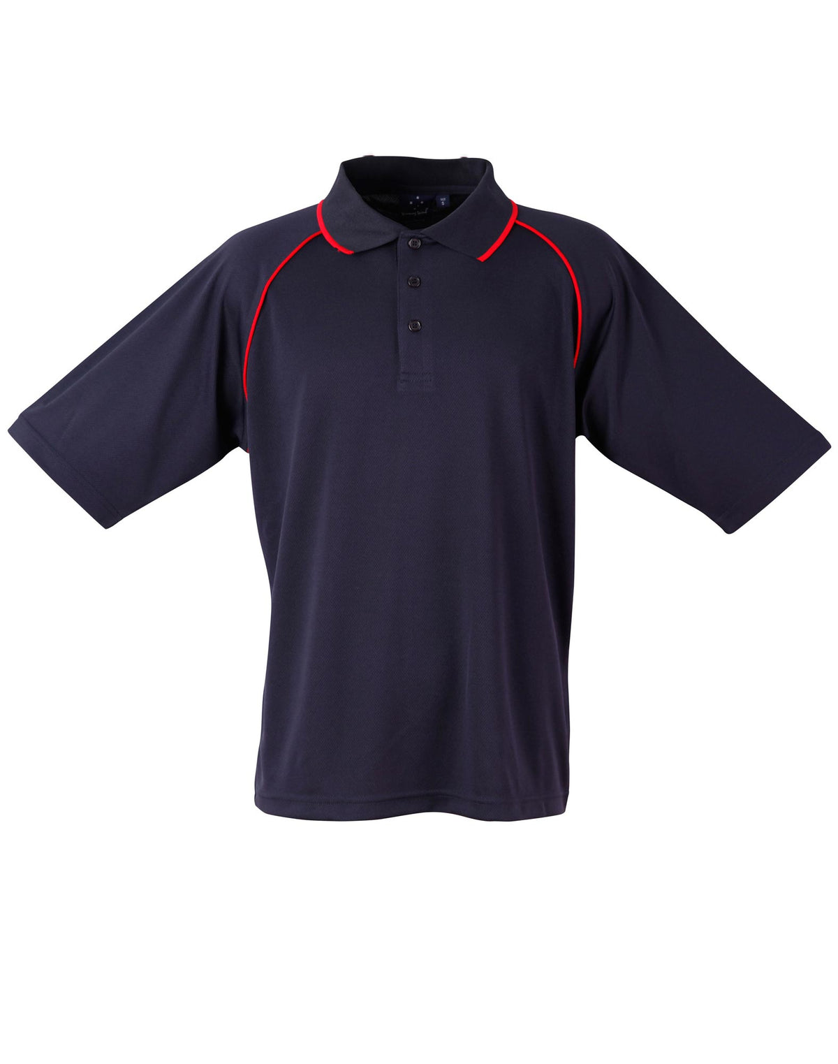 Champion Polo Men's - Navy/Red - Front