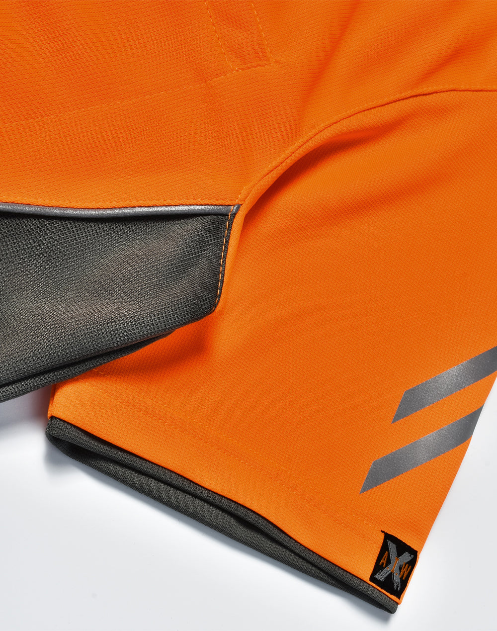 Unisex Cooldry® Vented Polo - Orange/Ash - View