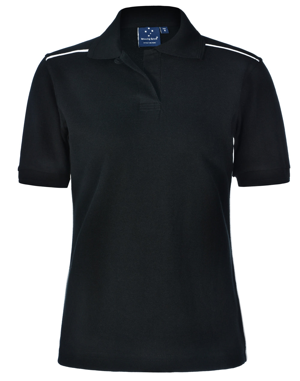 Cambridge Polo Ladie's - Black/White - Front