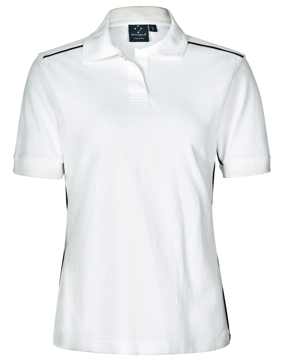 Cambridge Polo Ladie's - White/Navy - Front