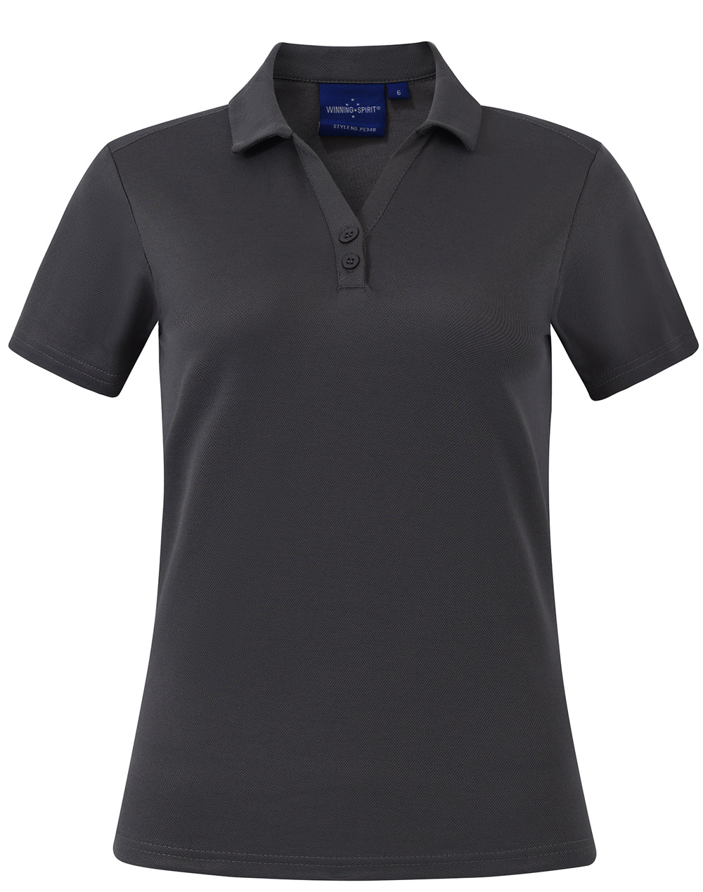 Victory Truedry® Short Sleeve Polo - Steel Grey - Front