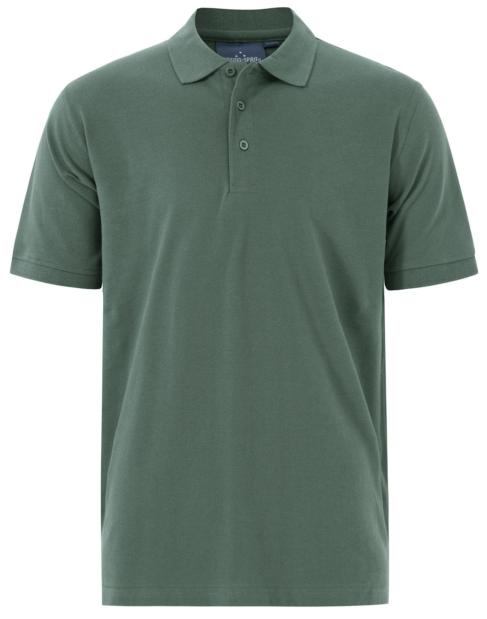 Darling Harbour Polo Men's - Earth Green - Front