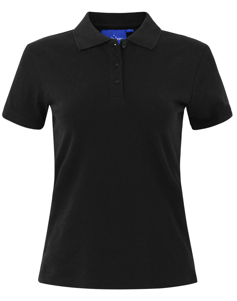 Darling Harbour Polo Ladies - Black - Front