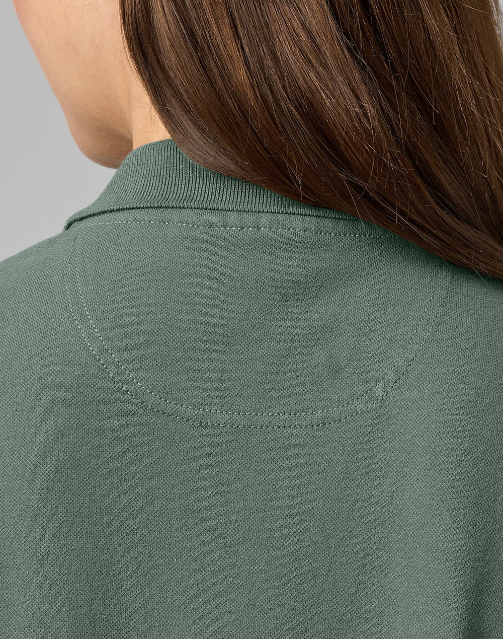 Darling Harbour Polo Ladies - Earth Green - Back