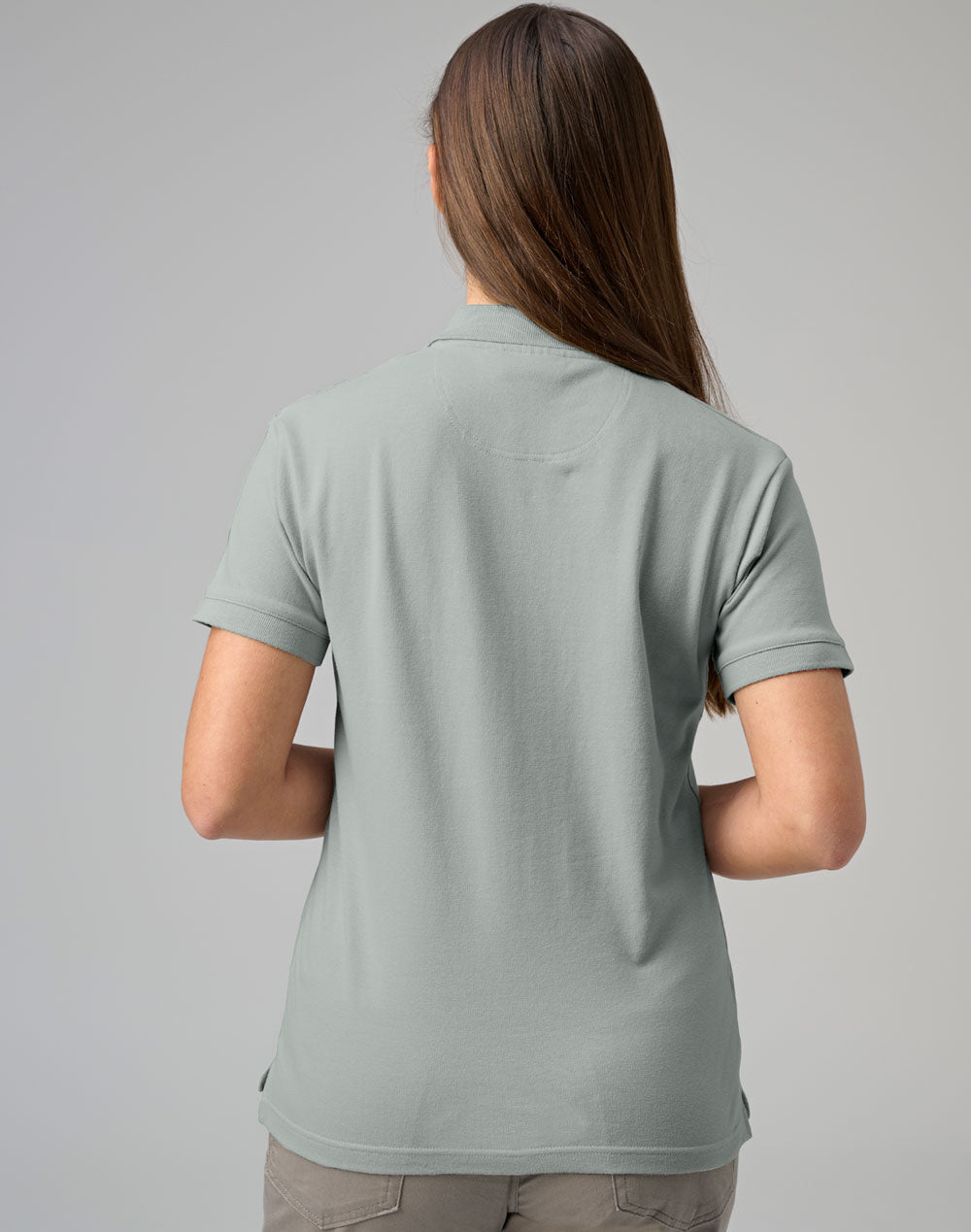 Darling Harbour Polo Ladies - Iceberg Green - Back