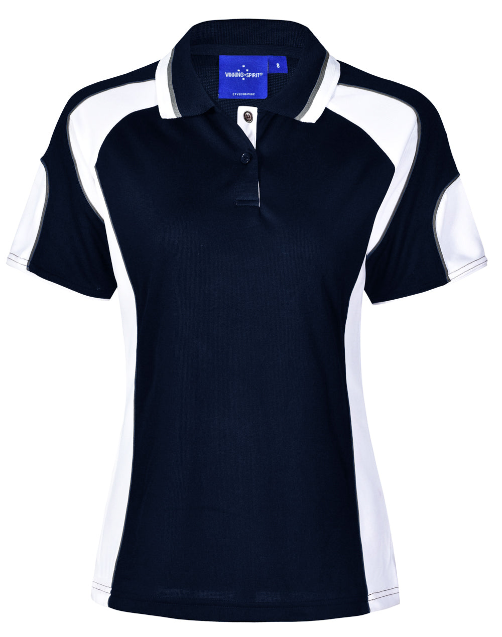 Alliance Polo Ladies - Navy/White - Front