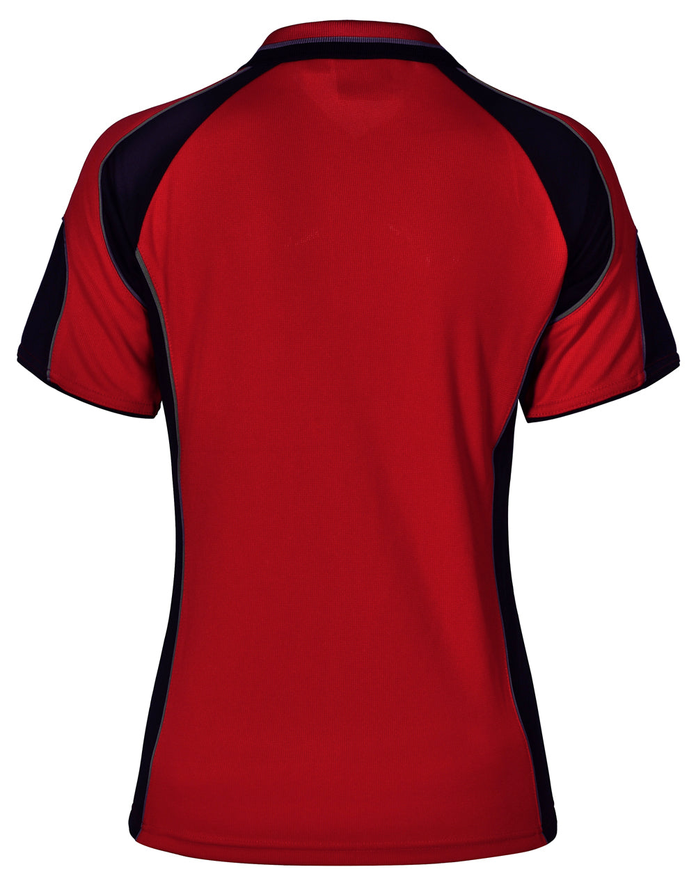 Alliance Polo Ladies - Red/Black - Back