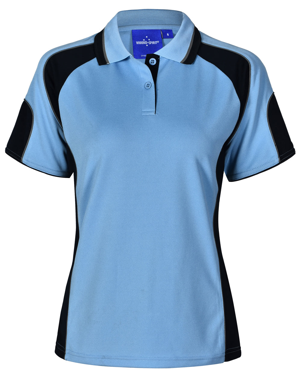 Alliance Polo Ladies - Skyblue/Navy - Front
