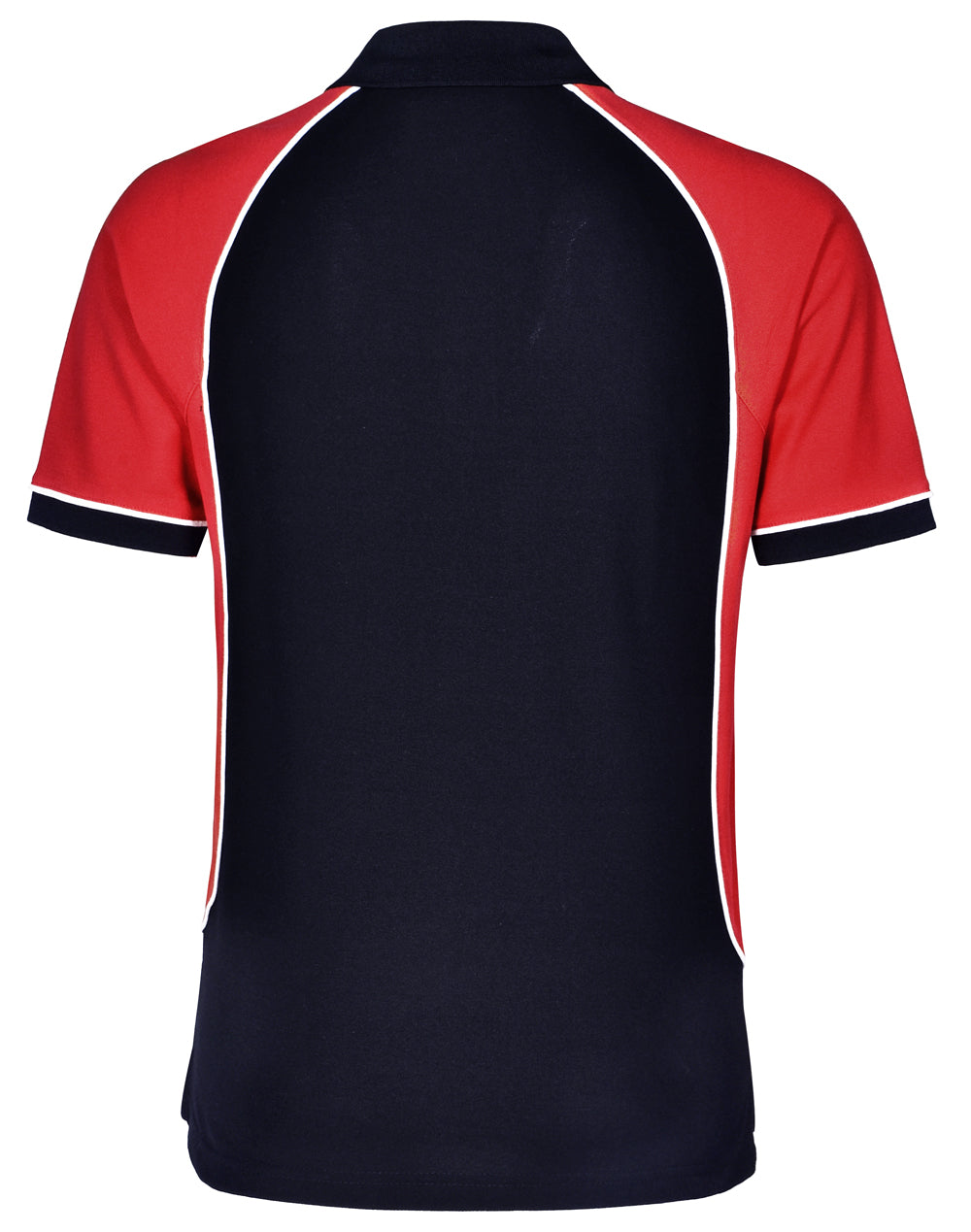 Arena Polo Men's - Navy/White/Red - Back