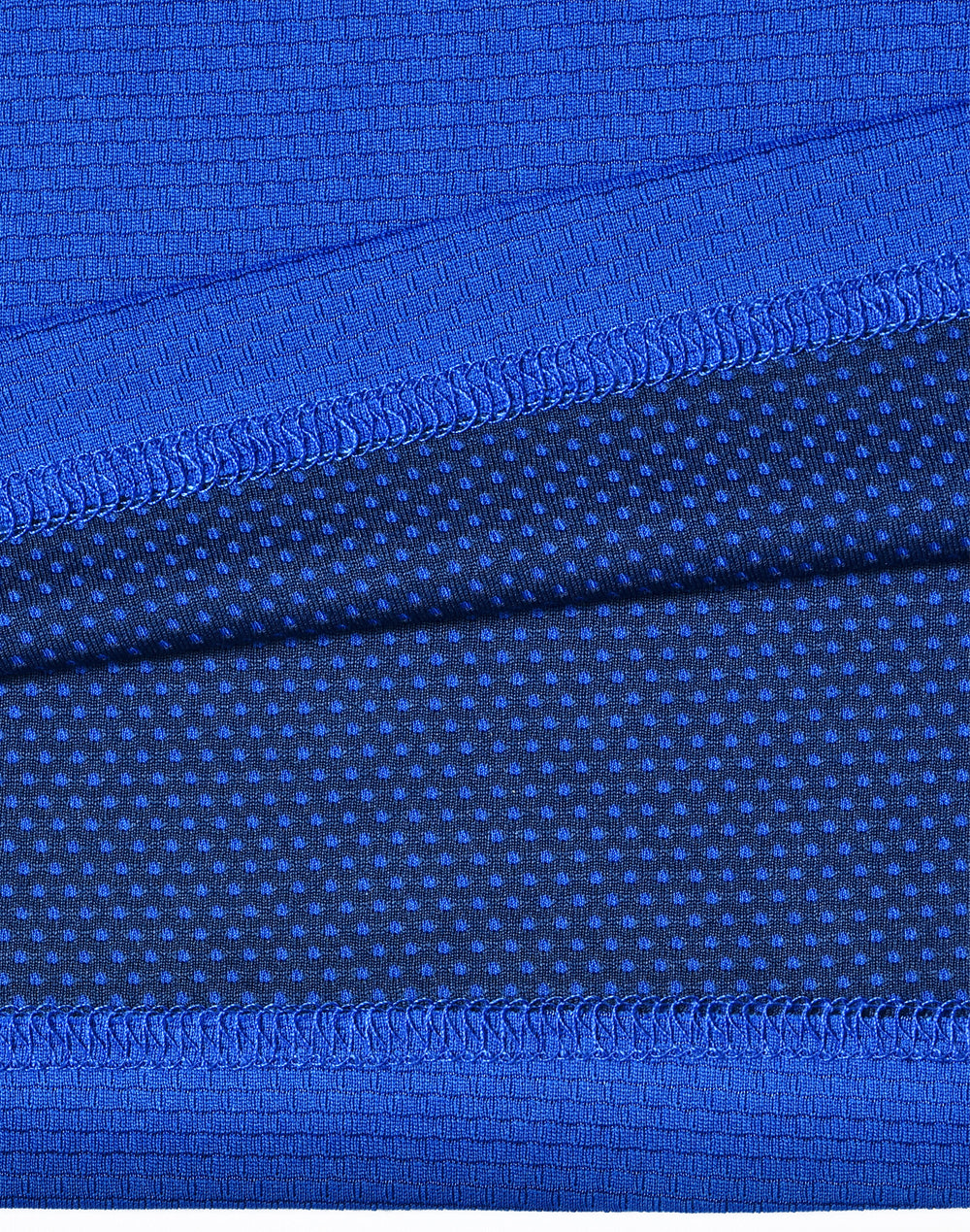 Bamboo Charcoal Corporate Short Sleeve Polo Men's - Electric Blue - Fabric