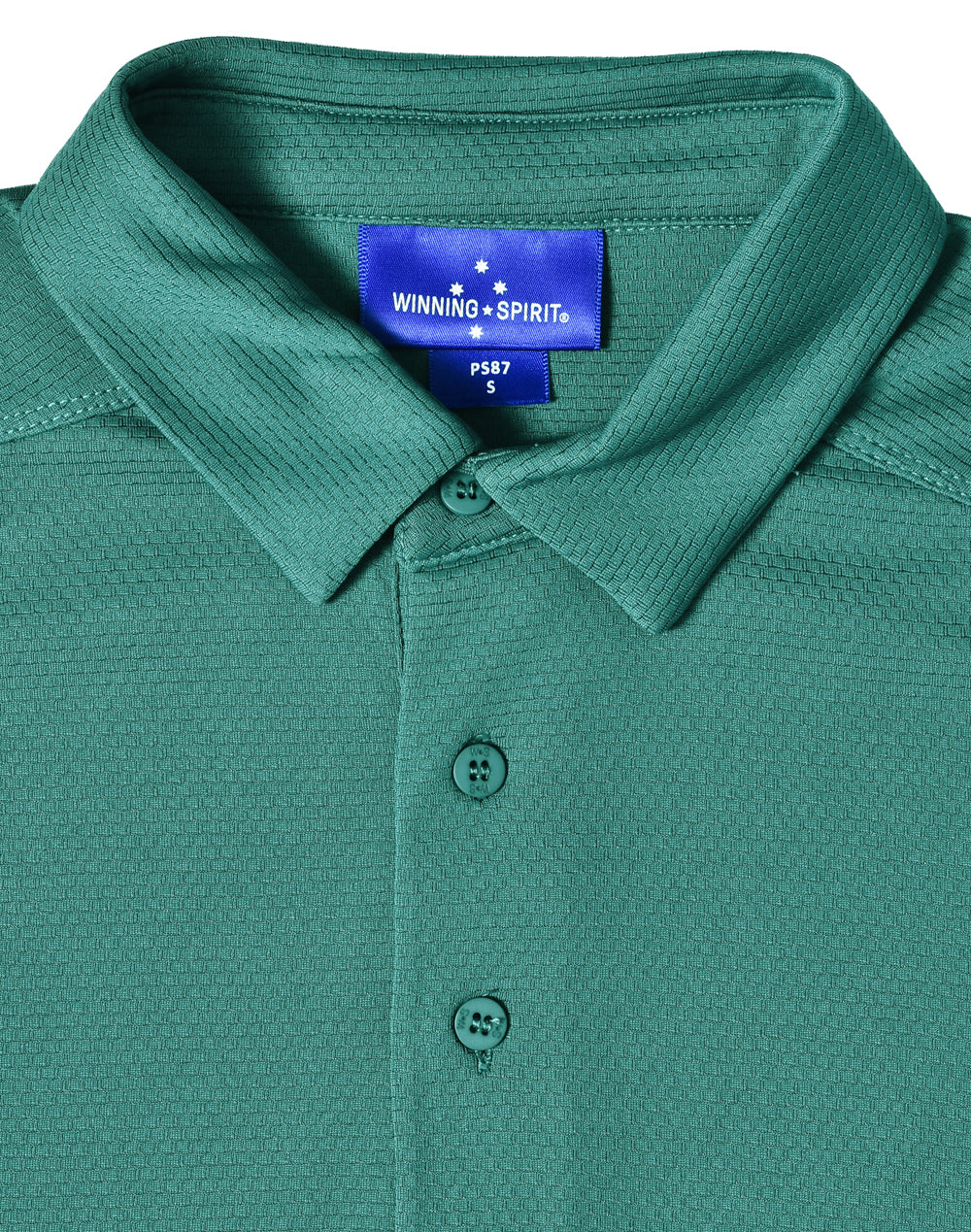 Bamboo Charcoal Corporate Short Sleeve Polo Men's - Teal - View