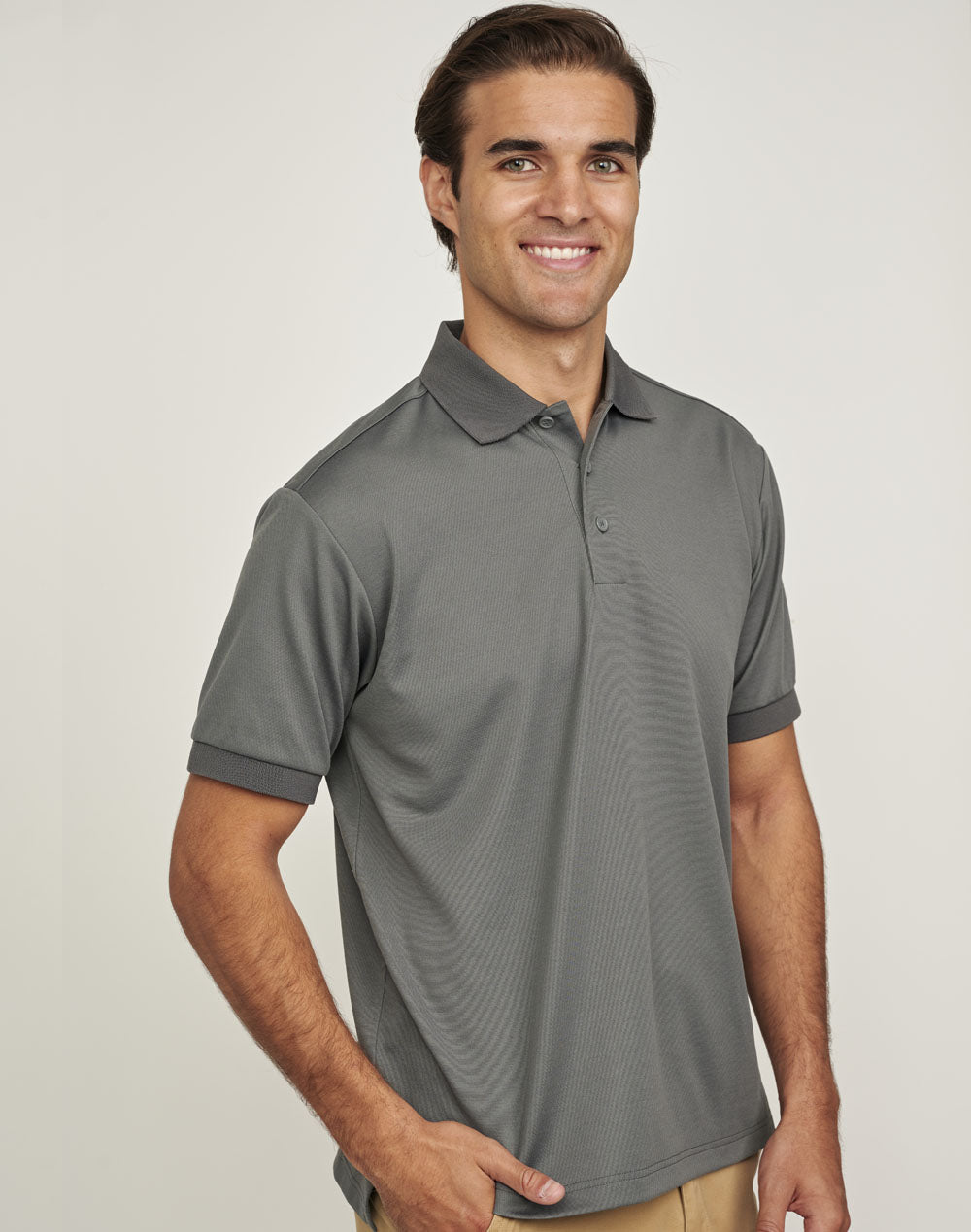 Mens Sustainable Poly/Cotton Corporate SS Polo 2