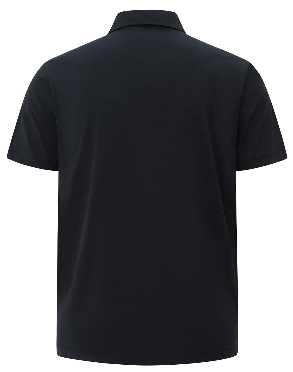 Mens High Performance Graphene Polo - Black - Back