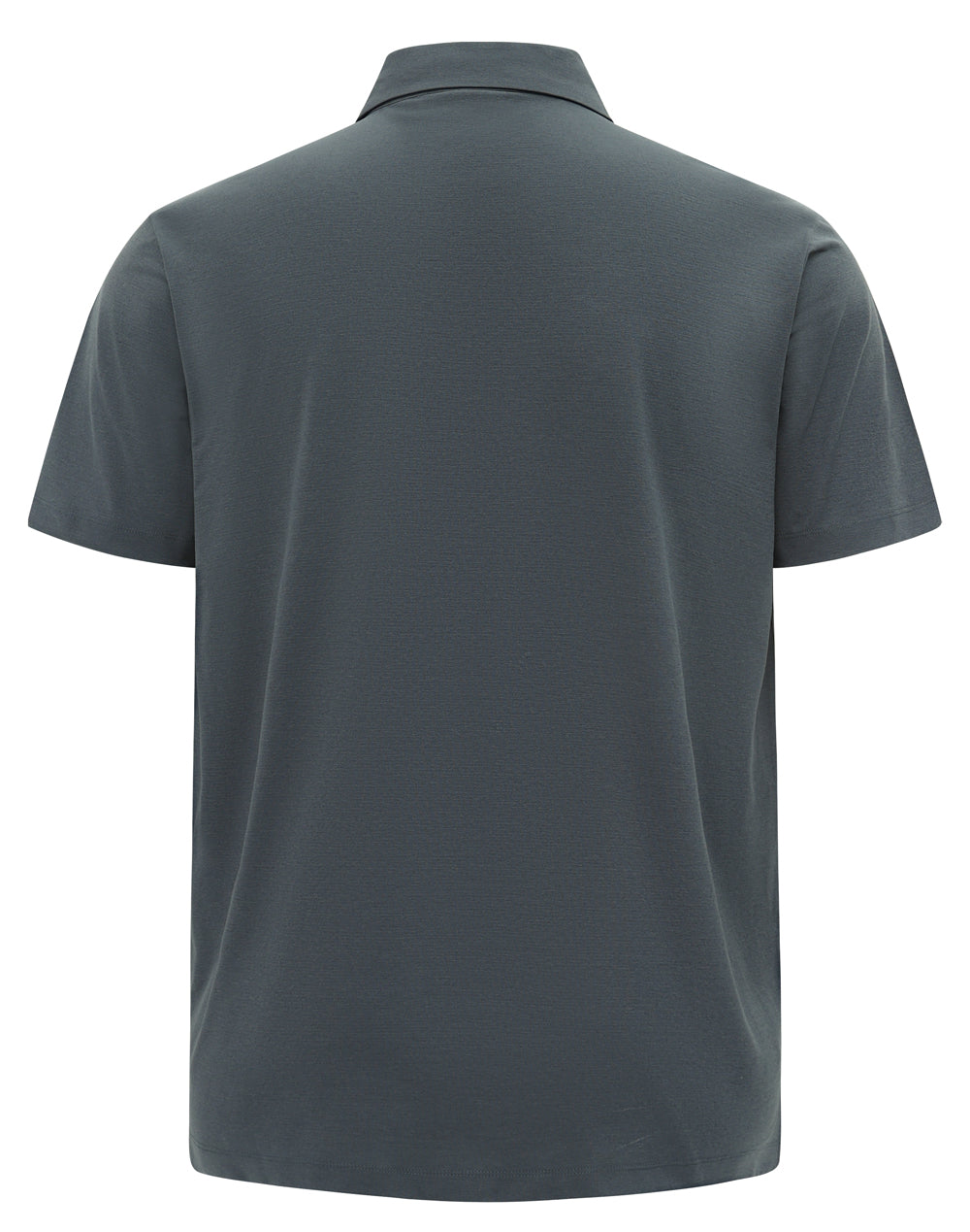 Mens High Performance Graphene Polo - Storm Grey - Back
