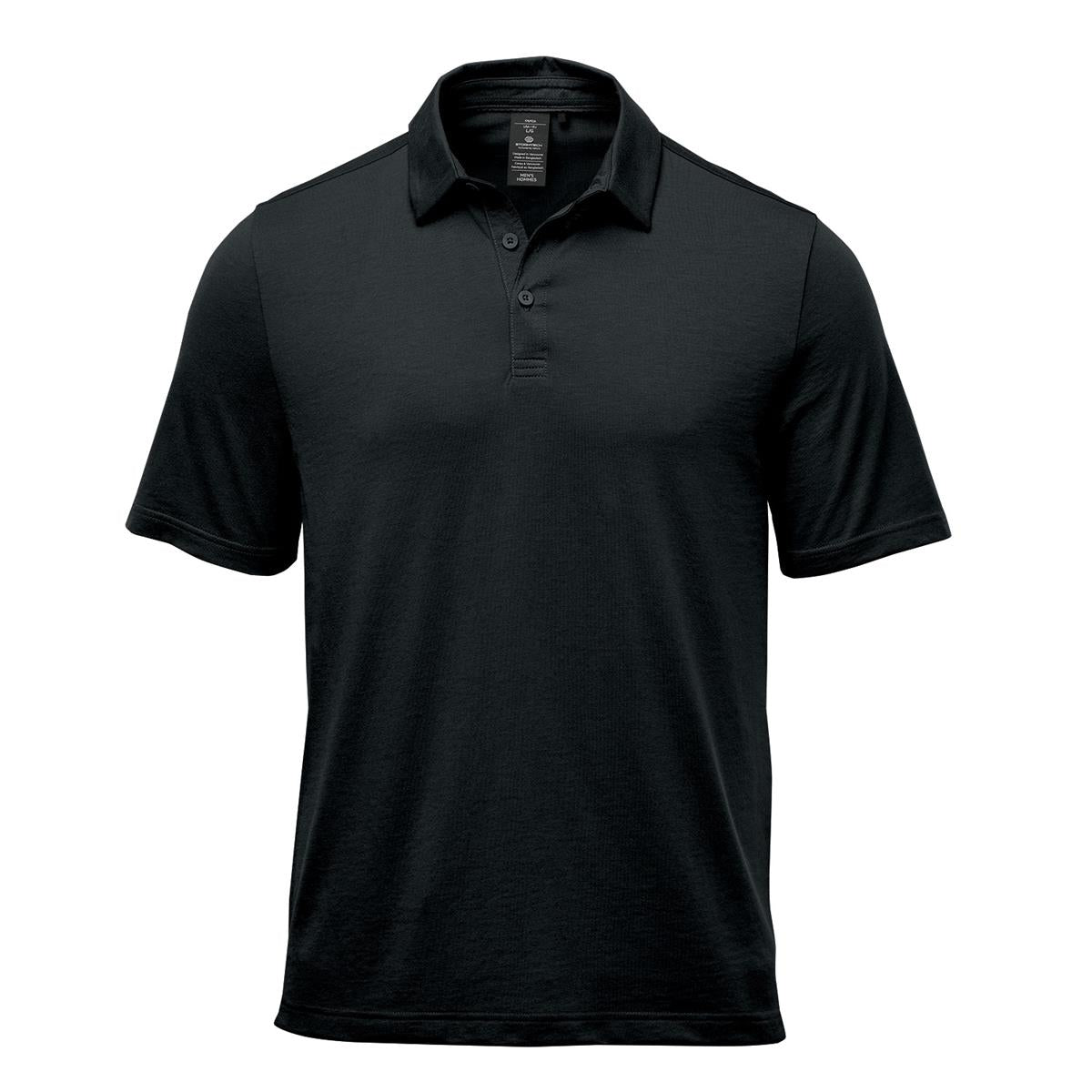Men's Settebello Polo - Black - Front
