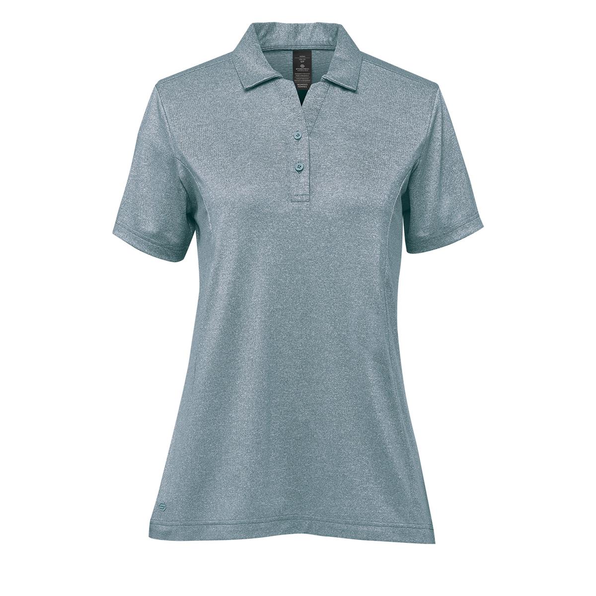 Women's Volante H2X-DRY Polo - Retro Blue Heather - Front