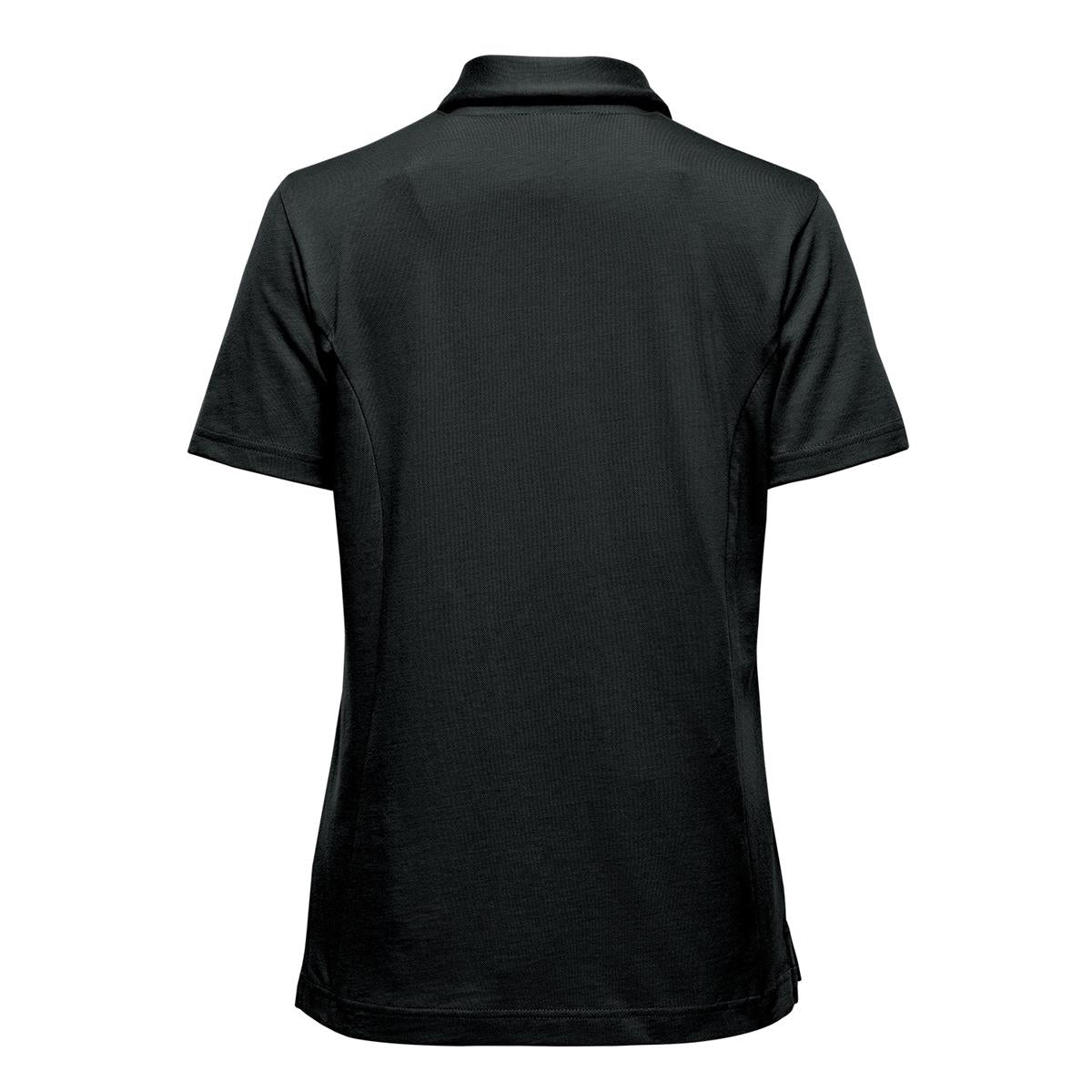 Women's Nevada Micro Pique Polo - Black - Back