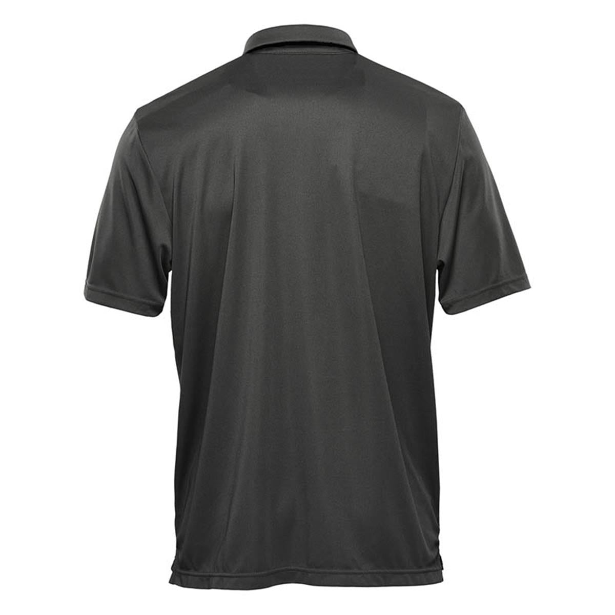 Men's Treeline Performance Short Sleeve Polo - Graphite - Back