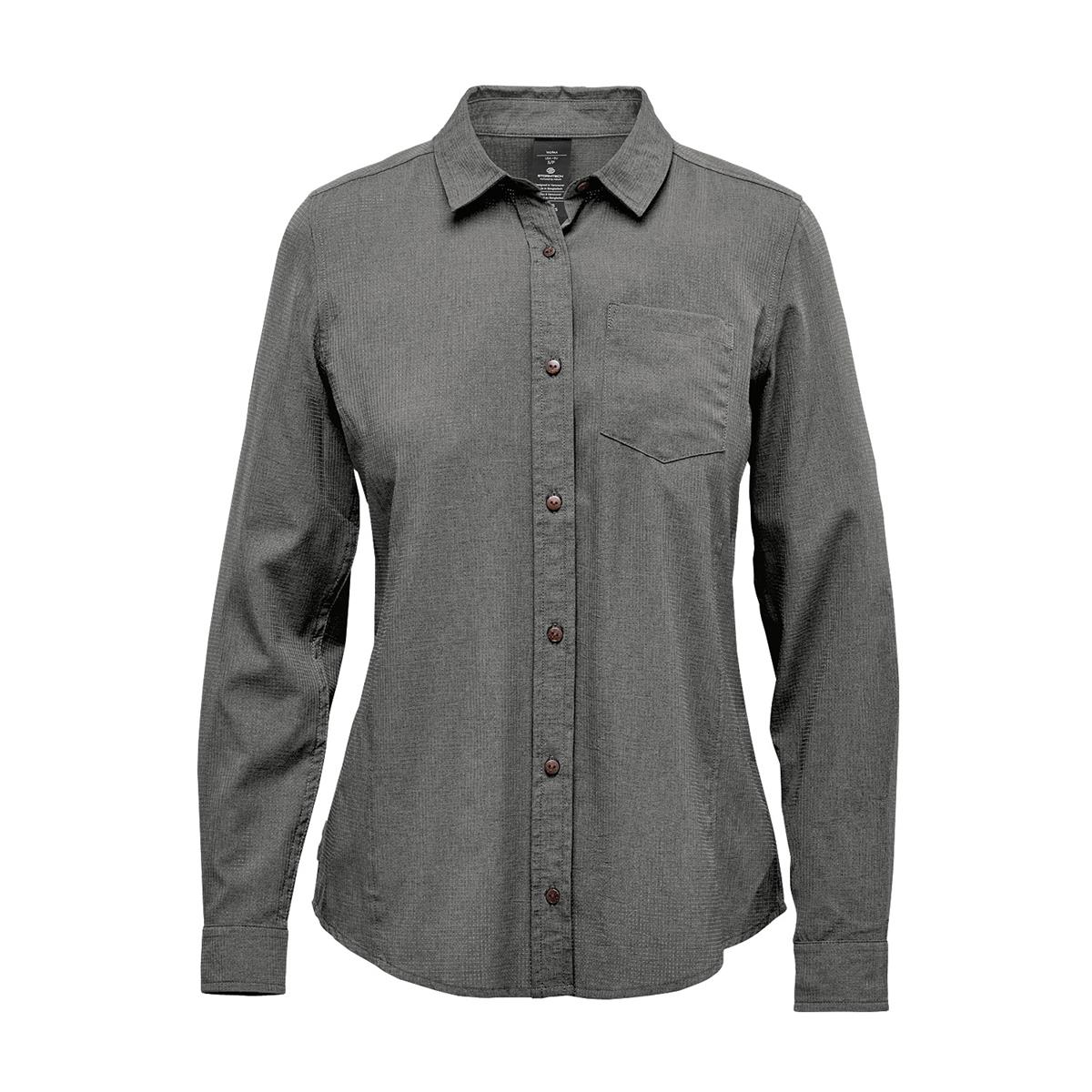 Women's Azores Quick Dry Shirt - Heather Grey - Front