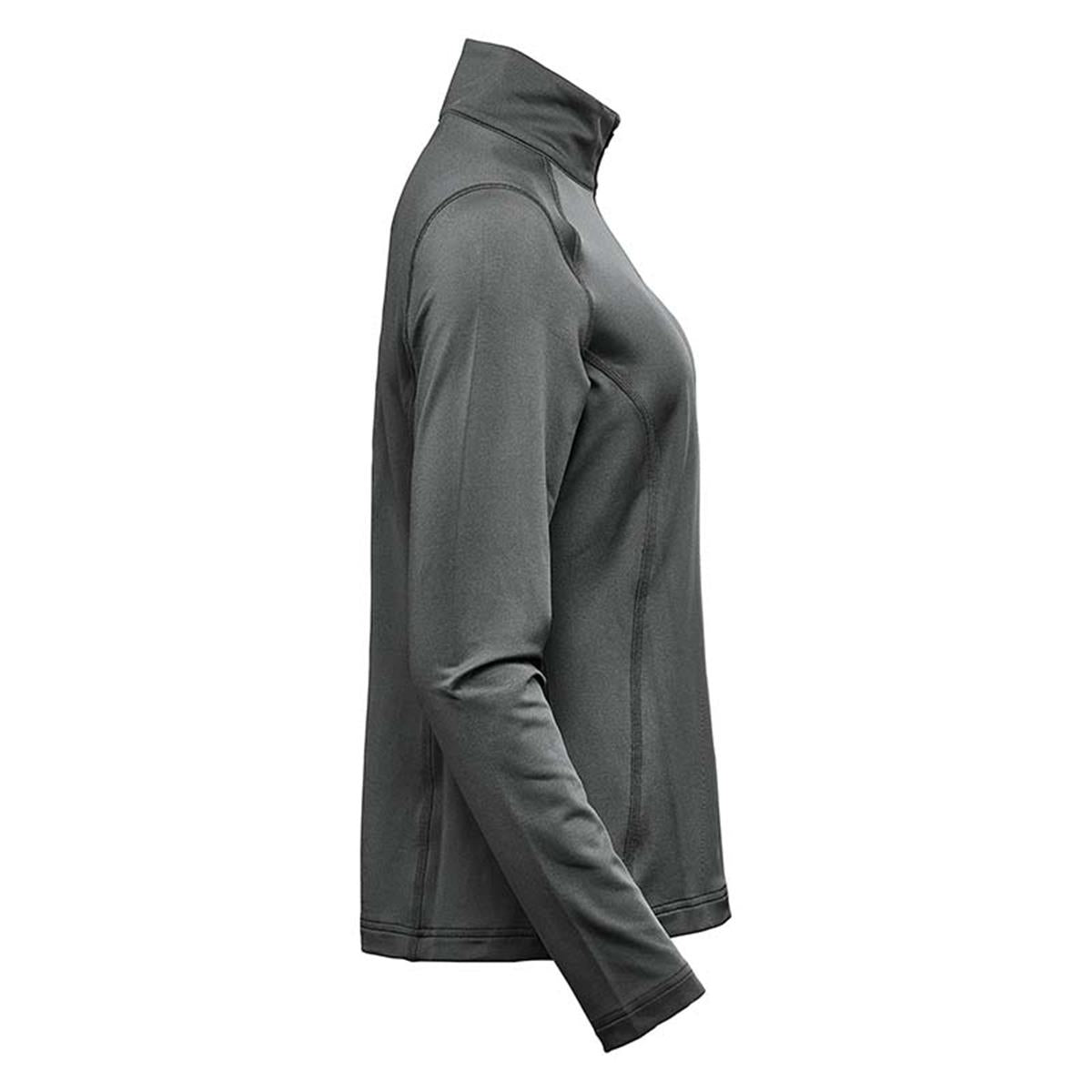 Women's Augusta 1/4 Zip Long Sleeve - Graphite - Back