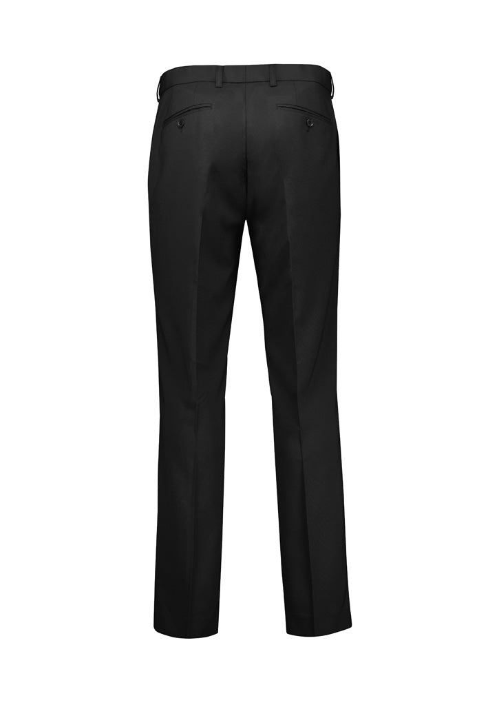 Renew Mens Adjustable Waist Straight Leg Pant - Pencil Black - Back