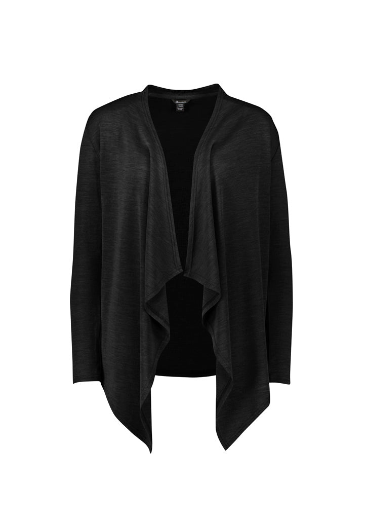 Sofia Womens Waterfall Cardigan - Black
