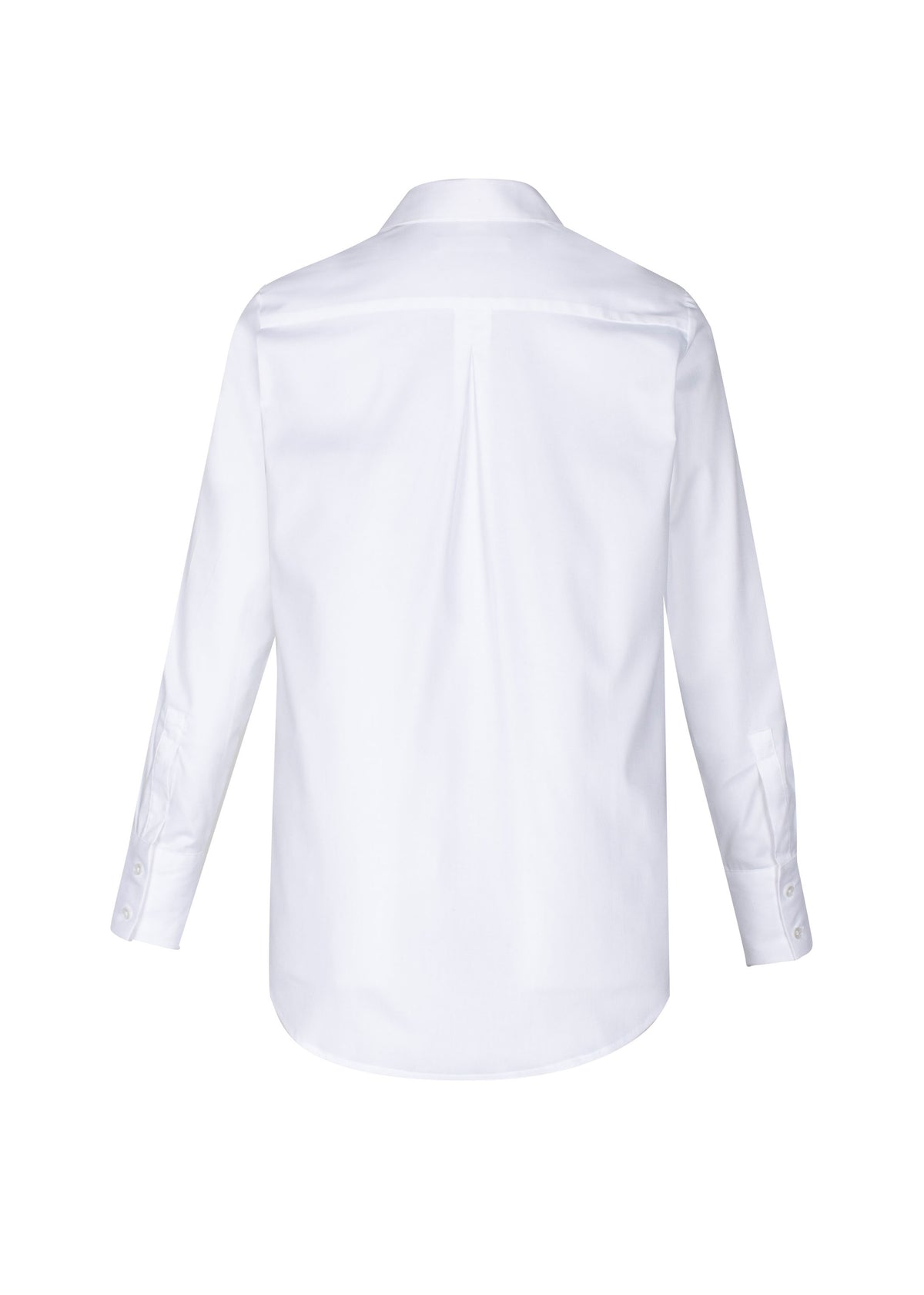 Camden Womens Long Sleeve Shirt - White - Back