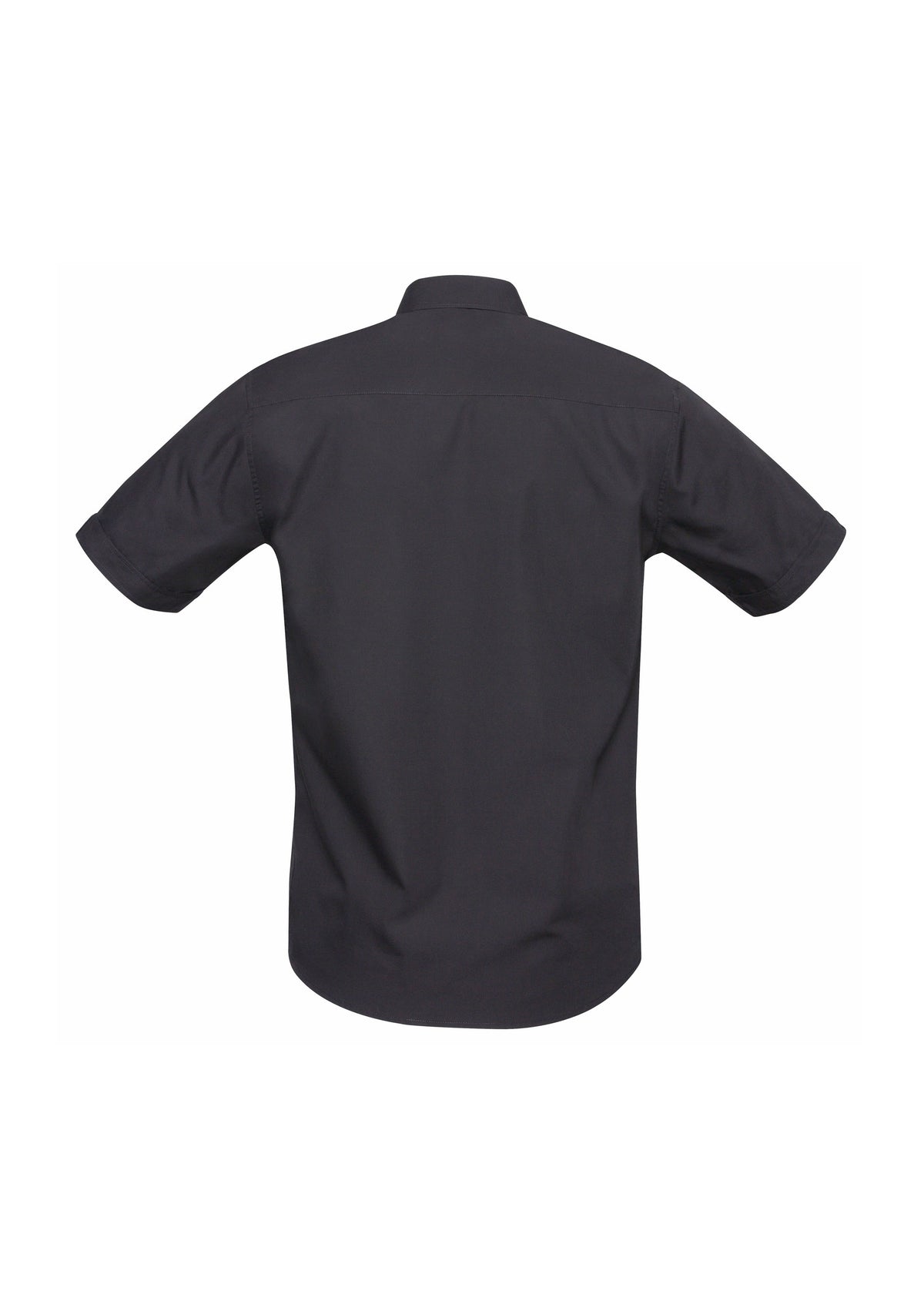 Bondi Mens Short Sleeve Shirt - Charcoal - Back