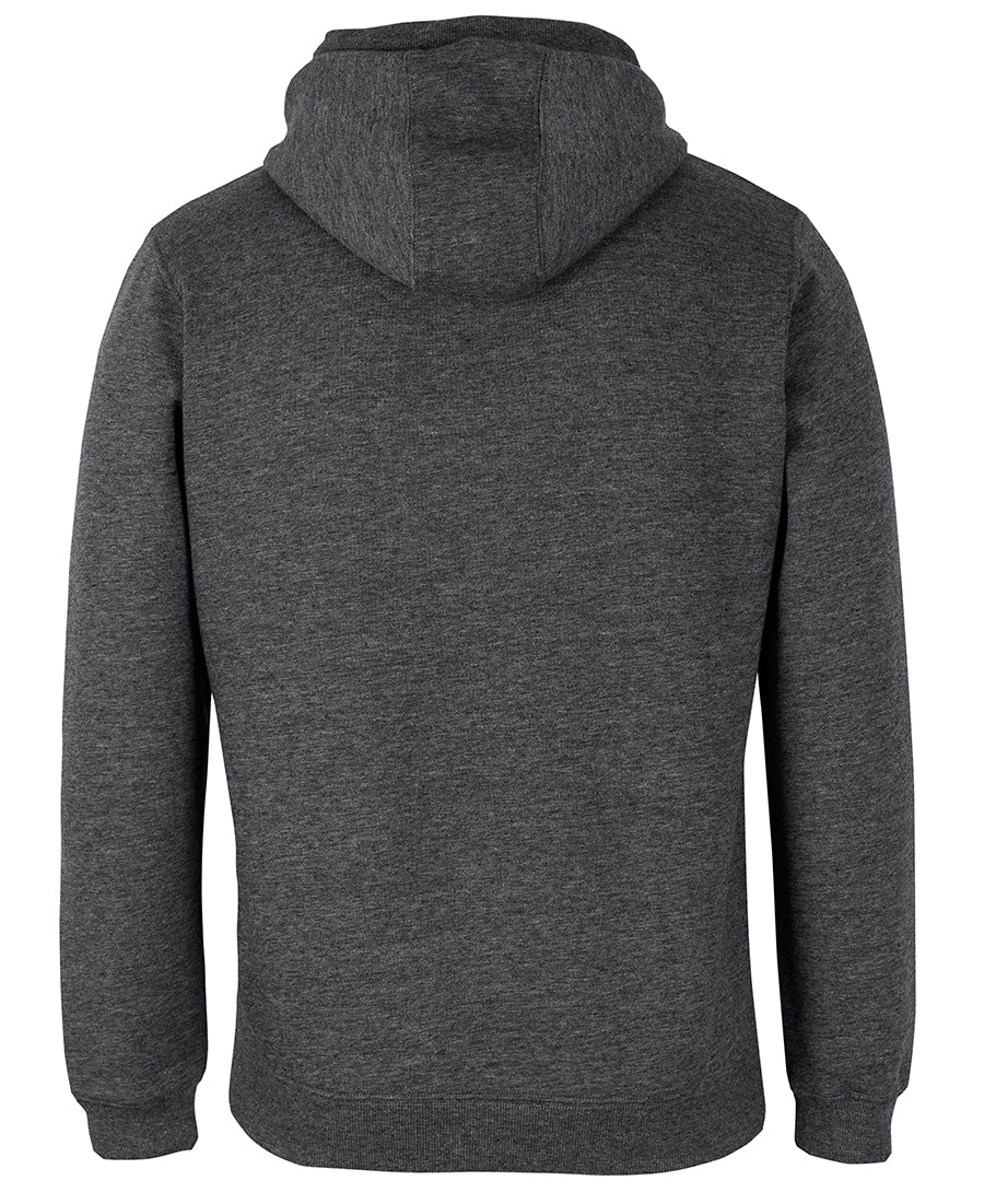 C of C Brass 1/2 Zip Hoodie - Graphite Marle - Back