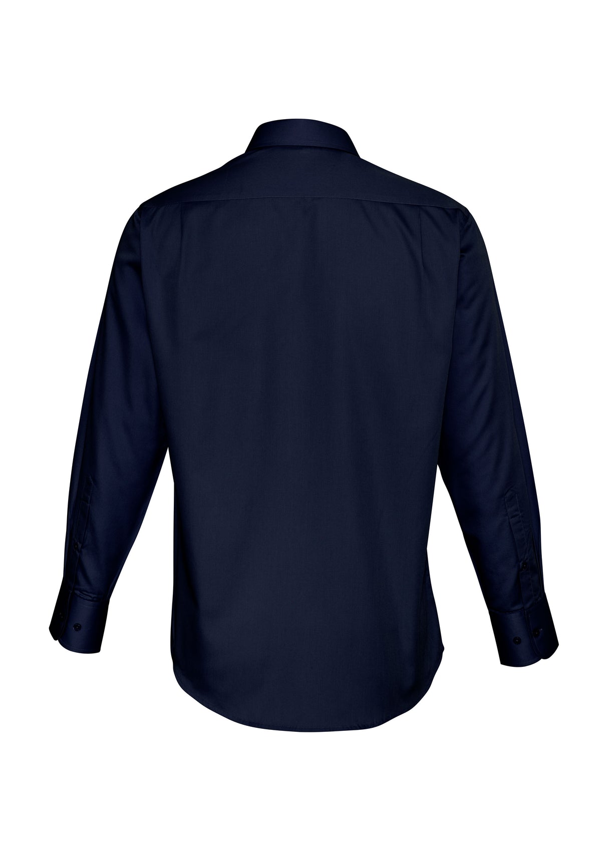 Dalton Mens Long Sleeve Shirt - Navy - Back