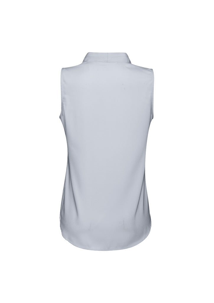 Madison Womens Sleeveless Top - Silver Mist - Back