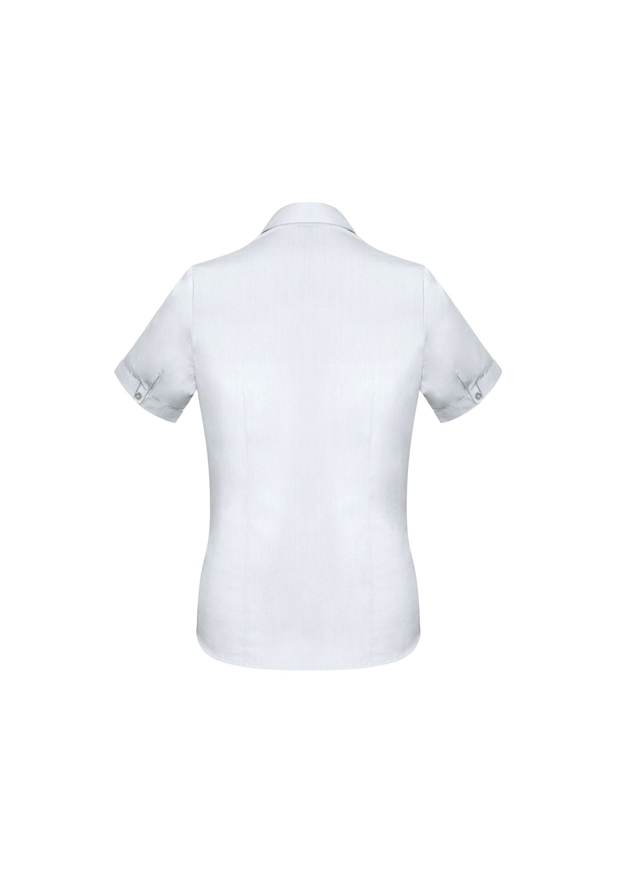 Monaco Womens Short Sleeve Shirt - White - Back
