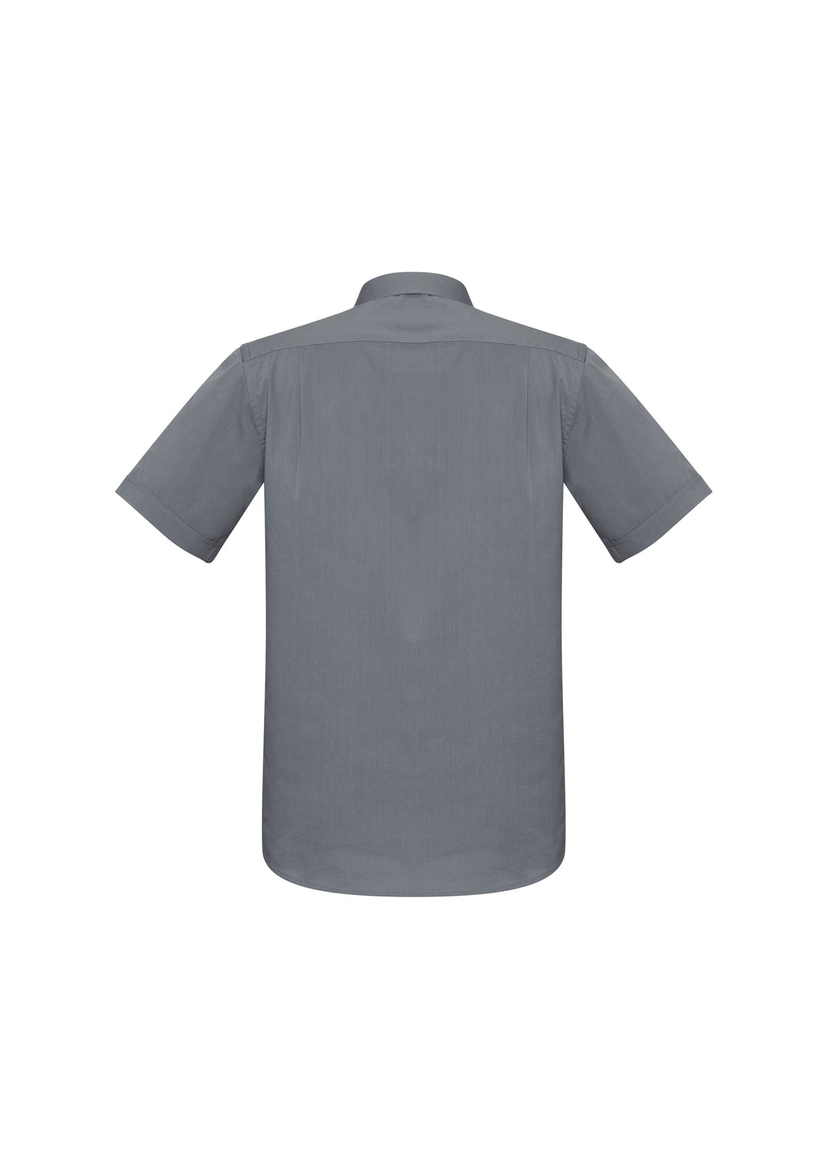 Monaco Mens Short Sleeve Shirt - Platinum - Back